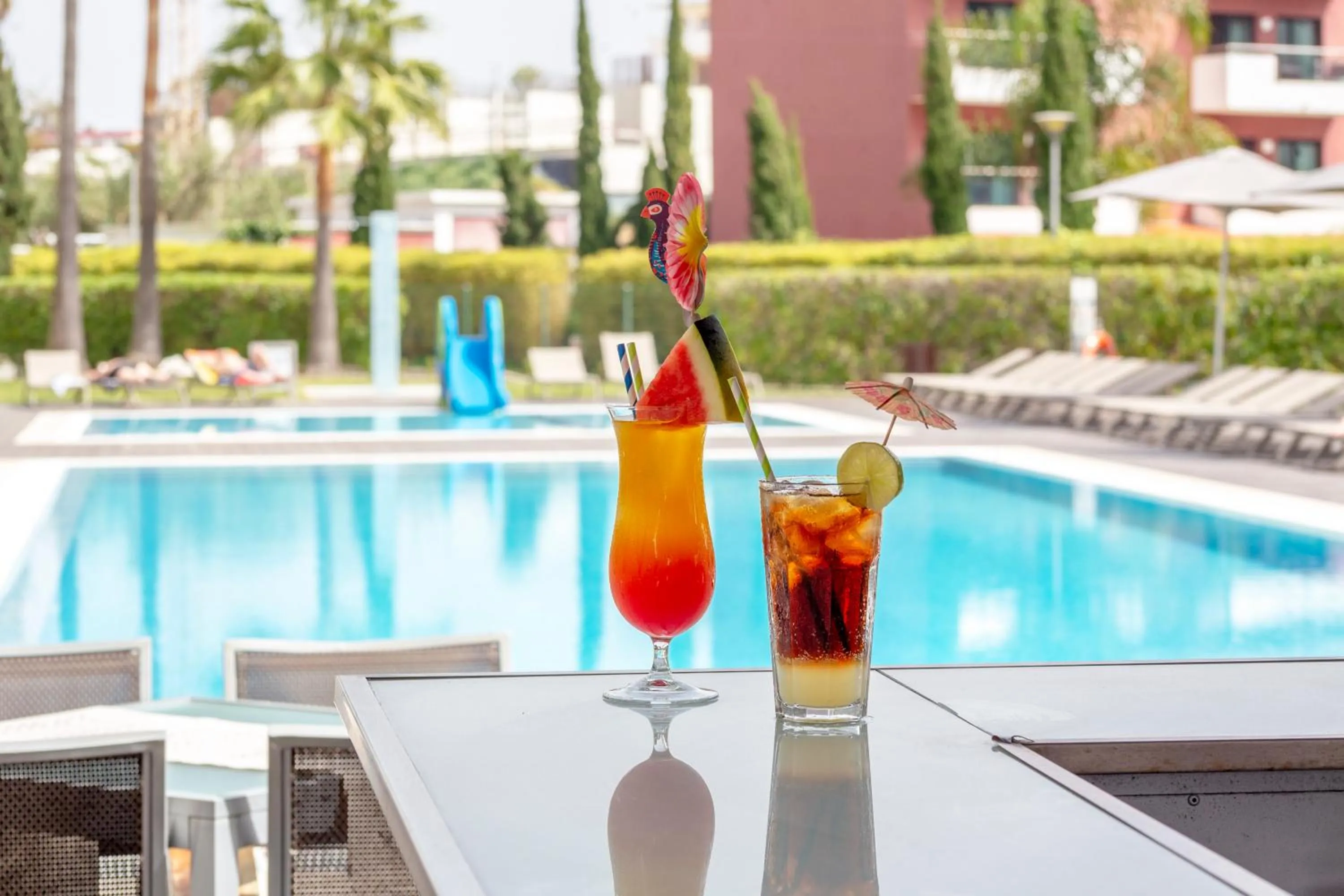 Food and drinks in Areias Village Beach Suite Hotel