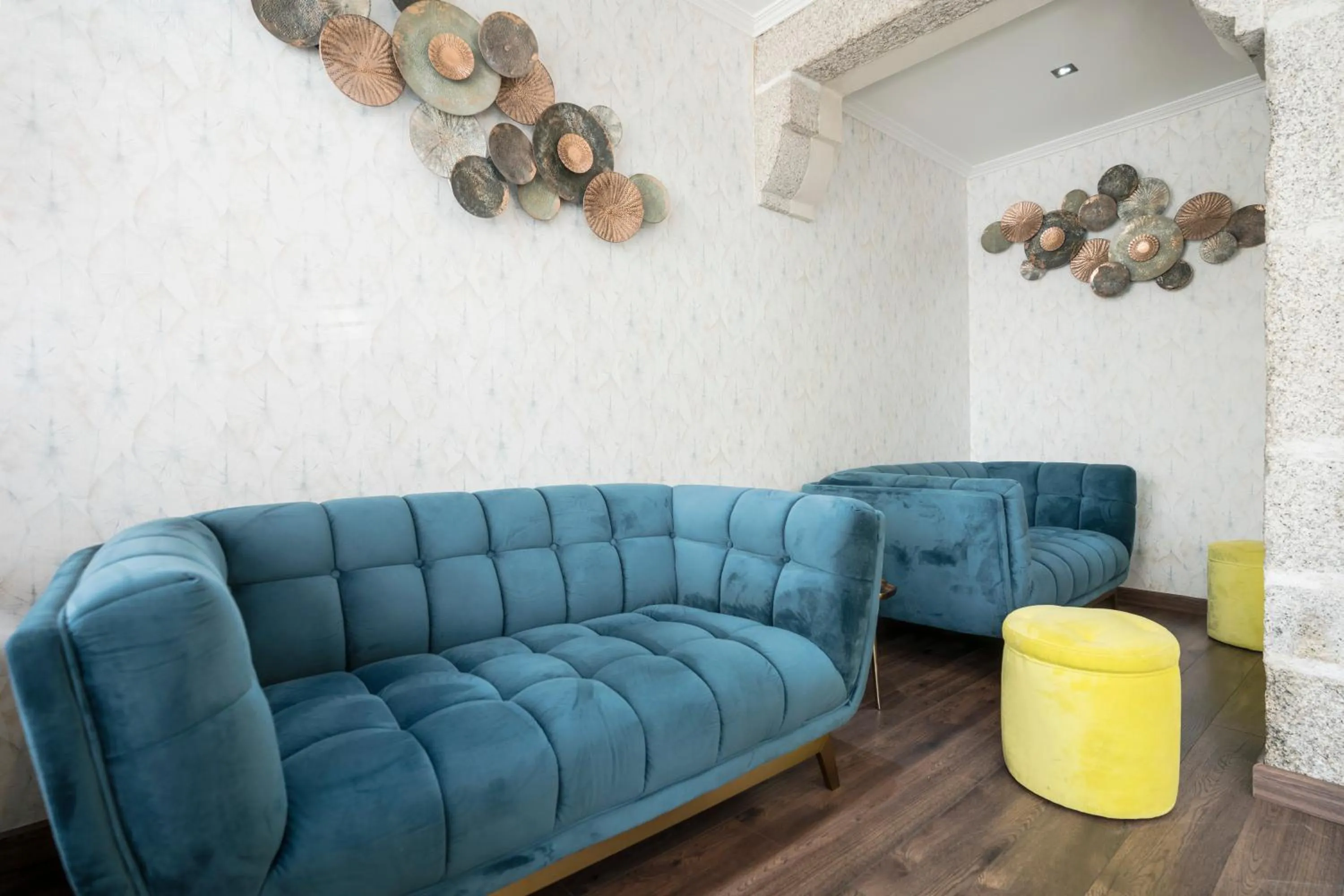 Lobby or reception in Hotel Caribe Sanxenxo