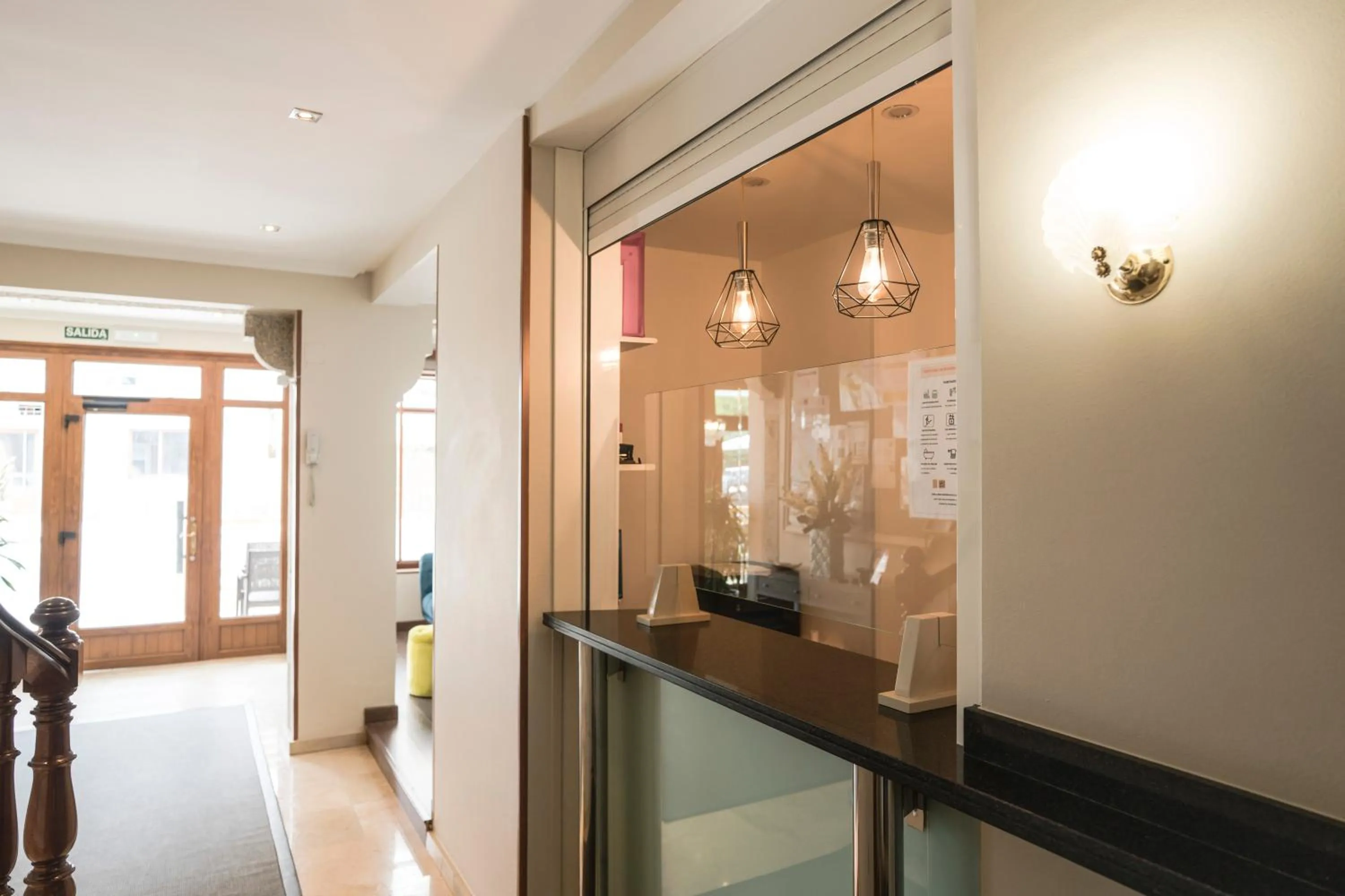 Lobby or reception in Hotel Caribe Sanxenxo