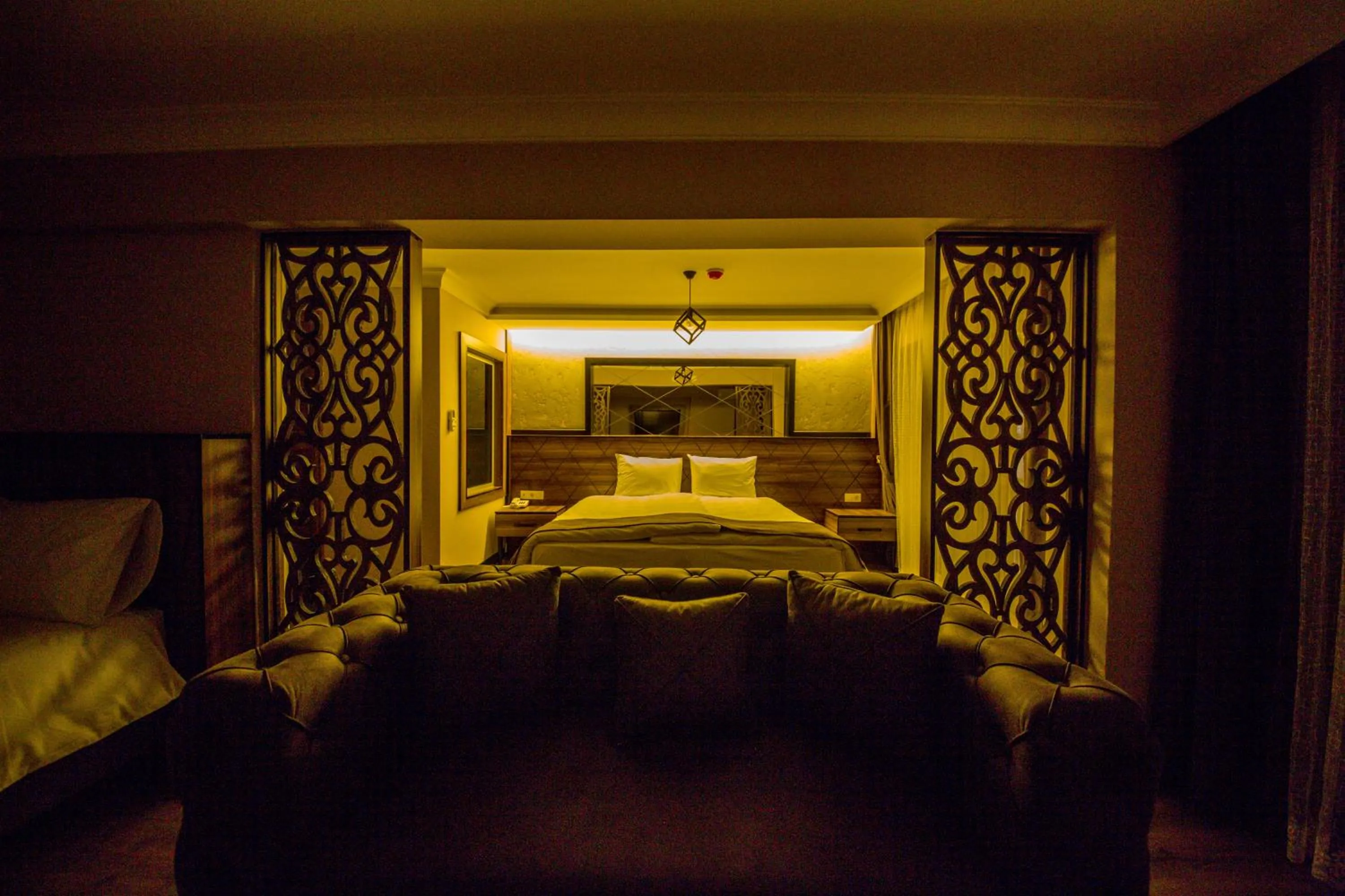 Bed in Fidanoglu Suite Hotel