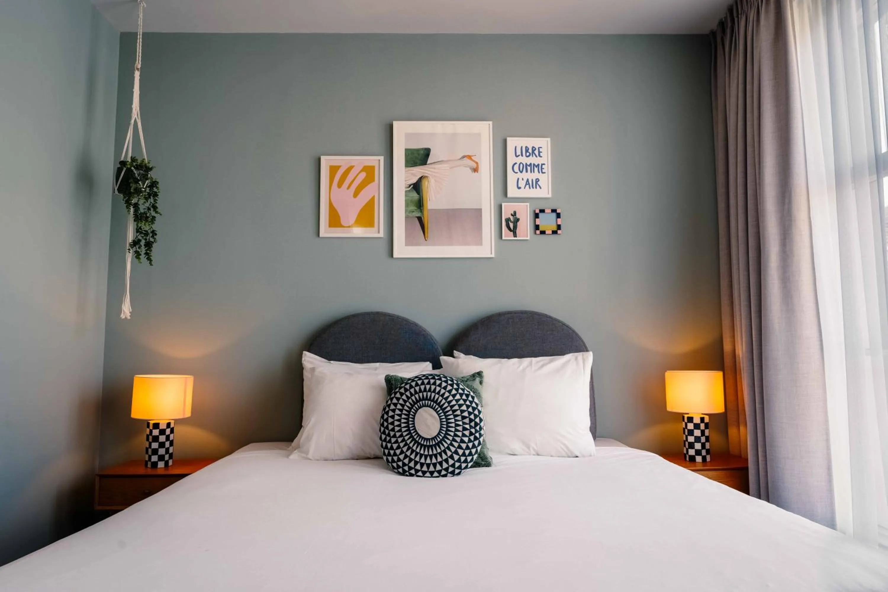 Bed in FINCH Boutique Hotel, downtown