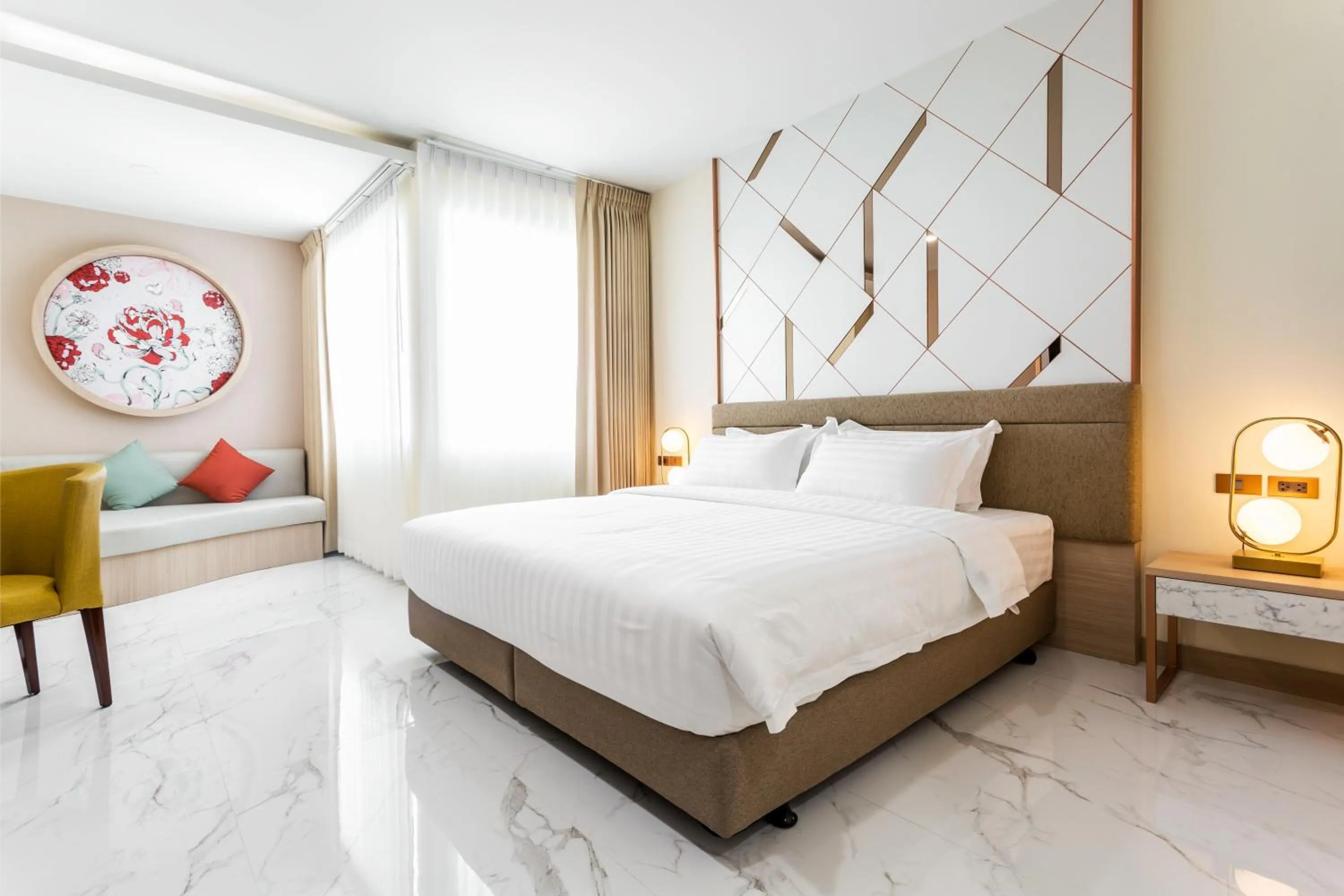 Photo of the whole room, Bed in The 8 Hotel Udonthani