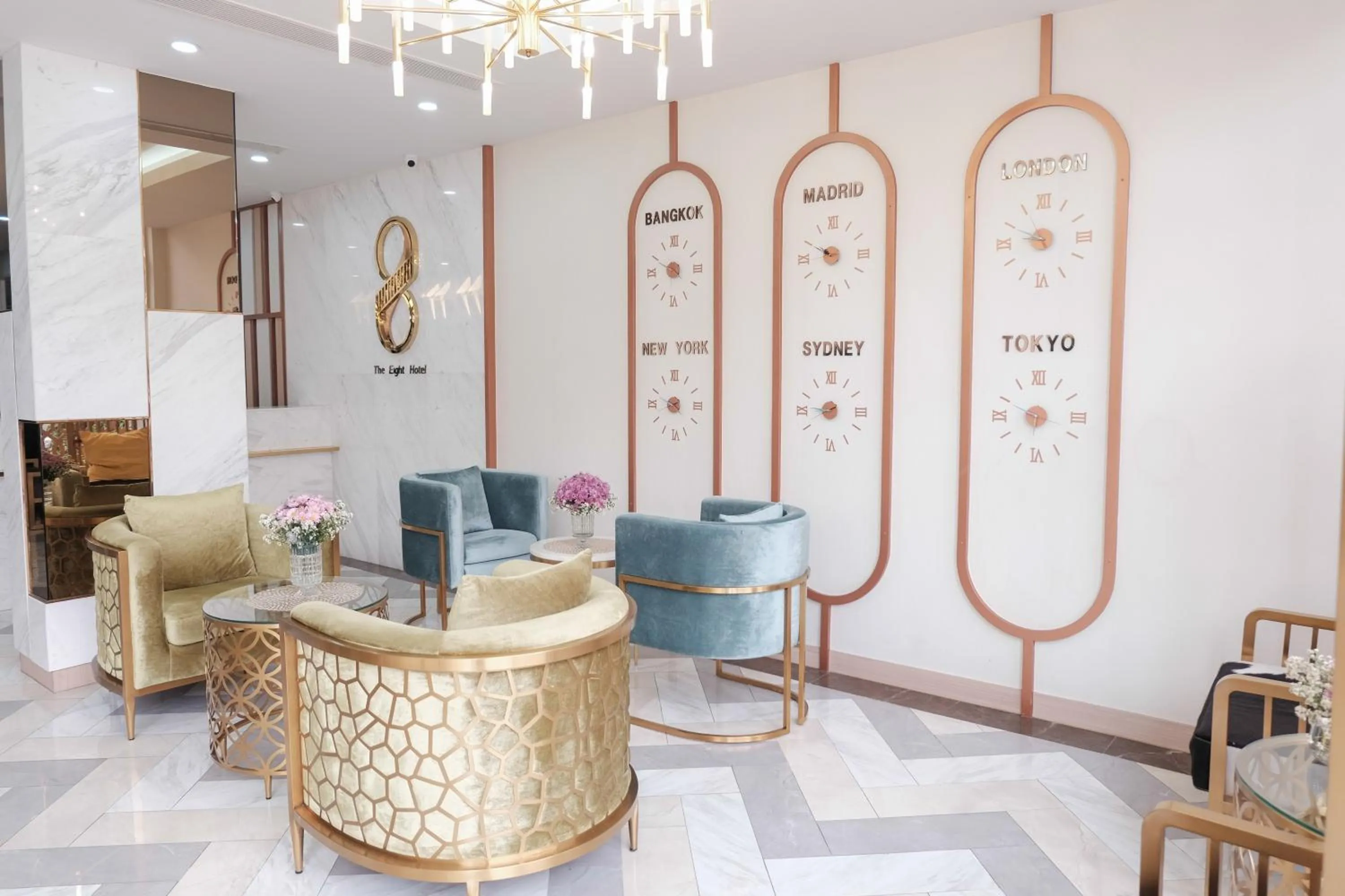 Lobby or reception in The 8 Hotel Udonthani