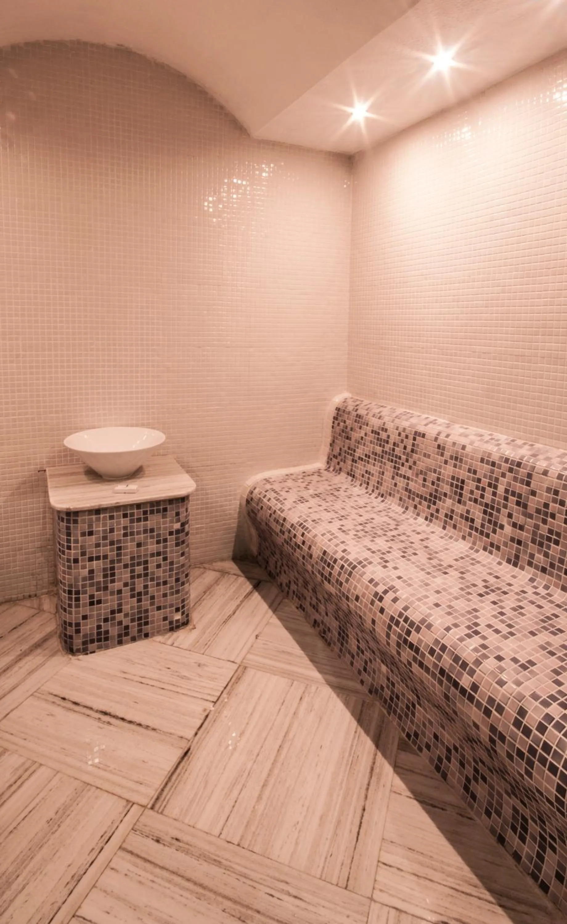 Steam room in Margi Hotel