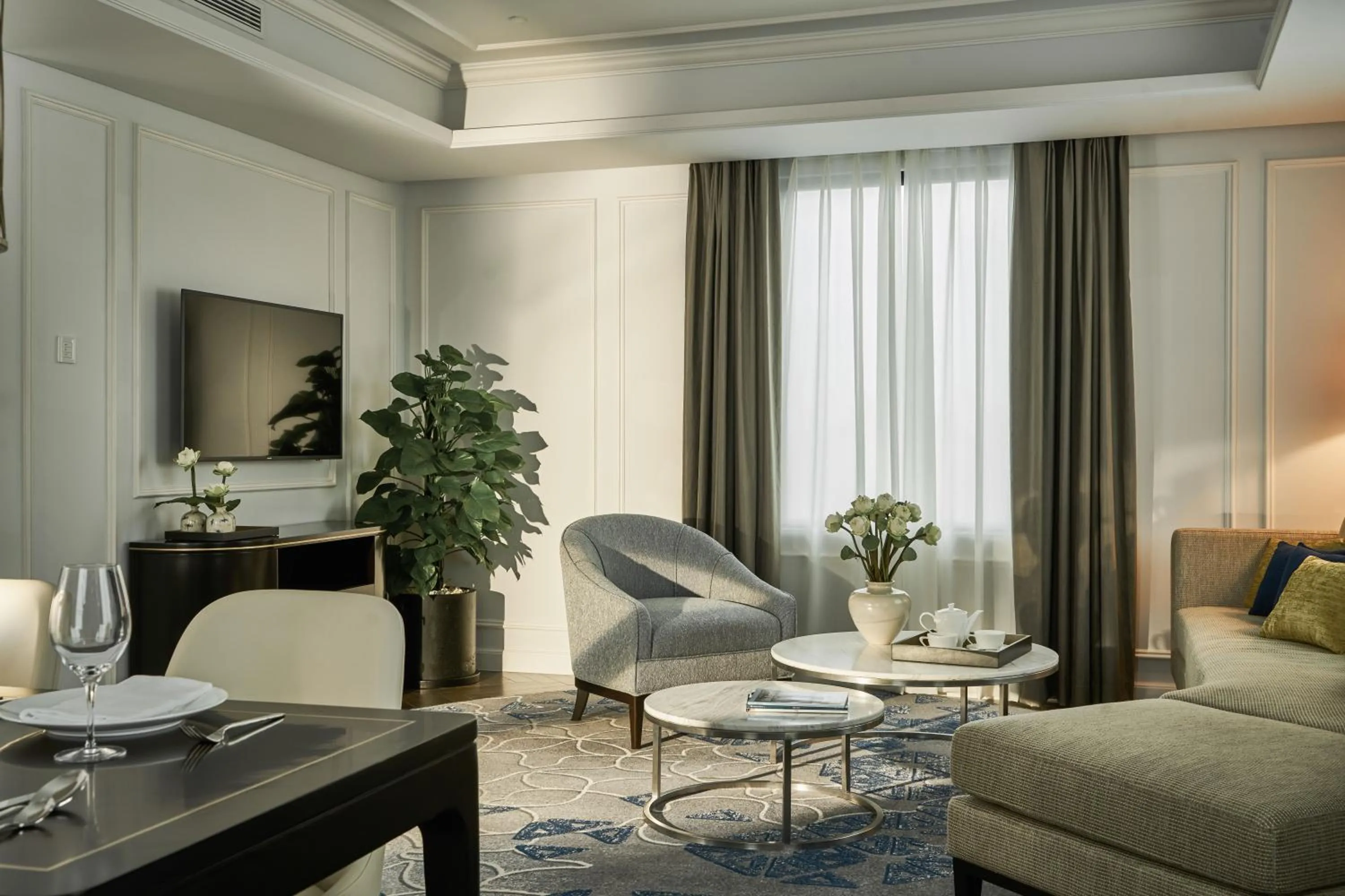 Living room in Mai House Saigon Hotel