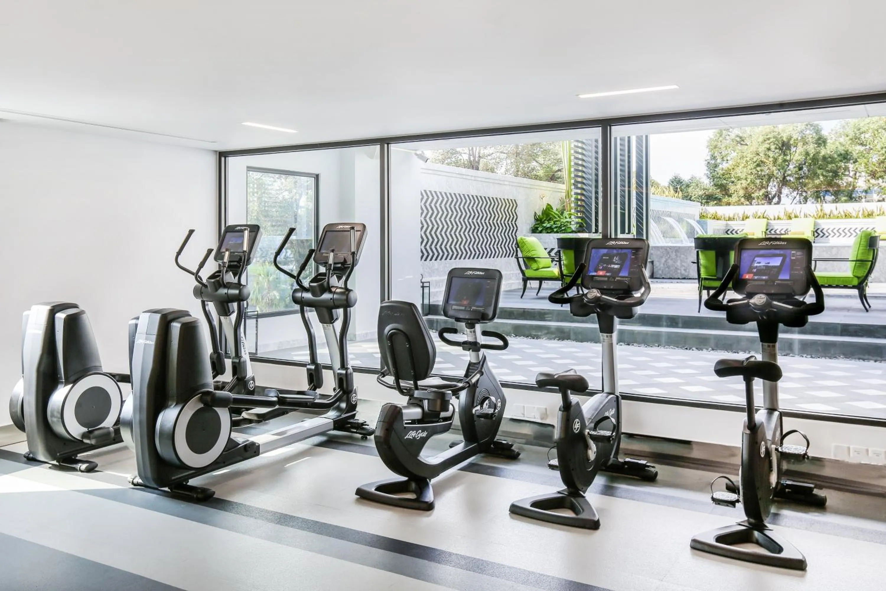 Fitness centre/facilities in Mai House Saigon Hotel