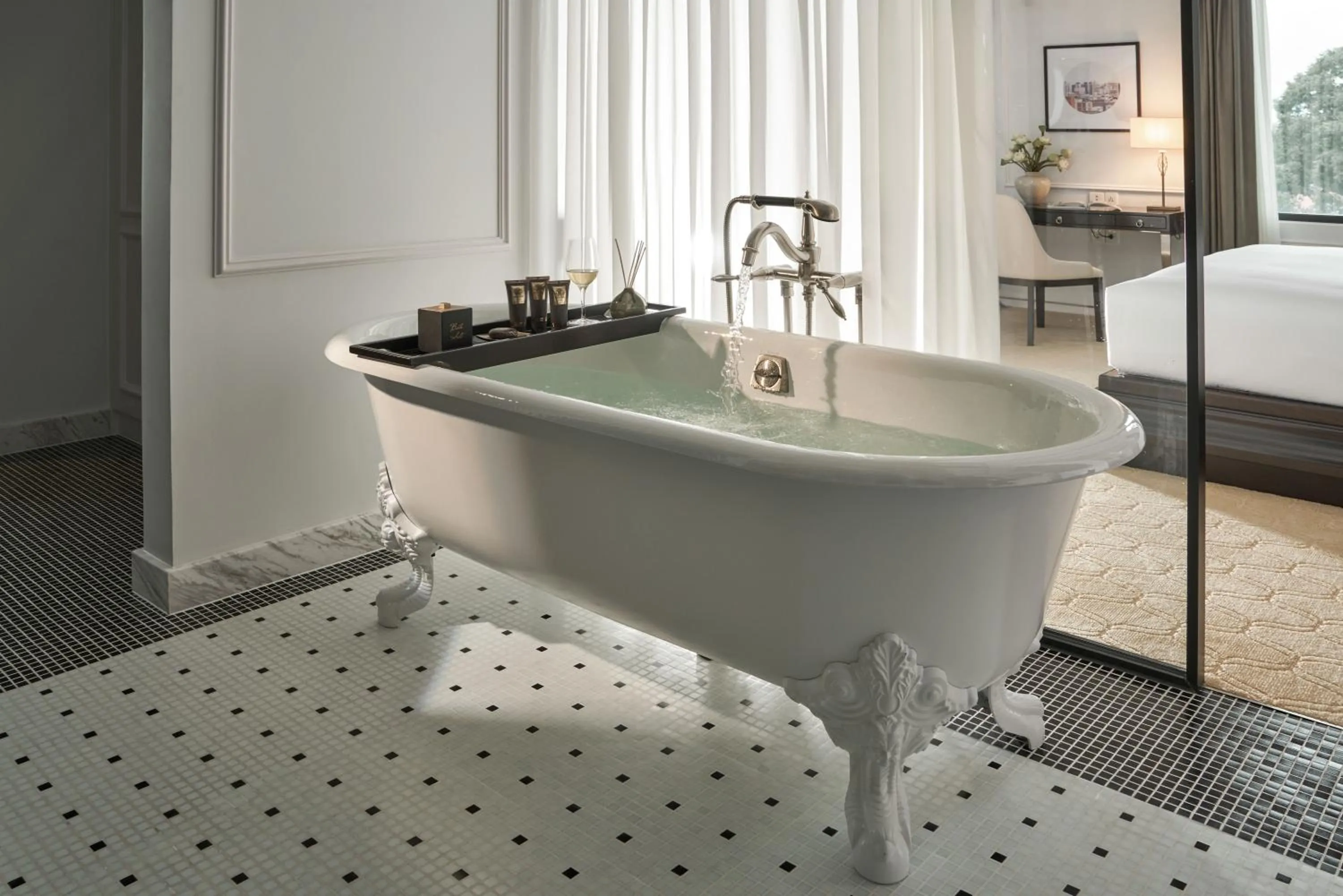 Bathroom, Bed in Mai House Saigon Hotel