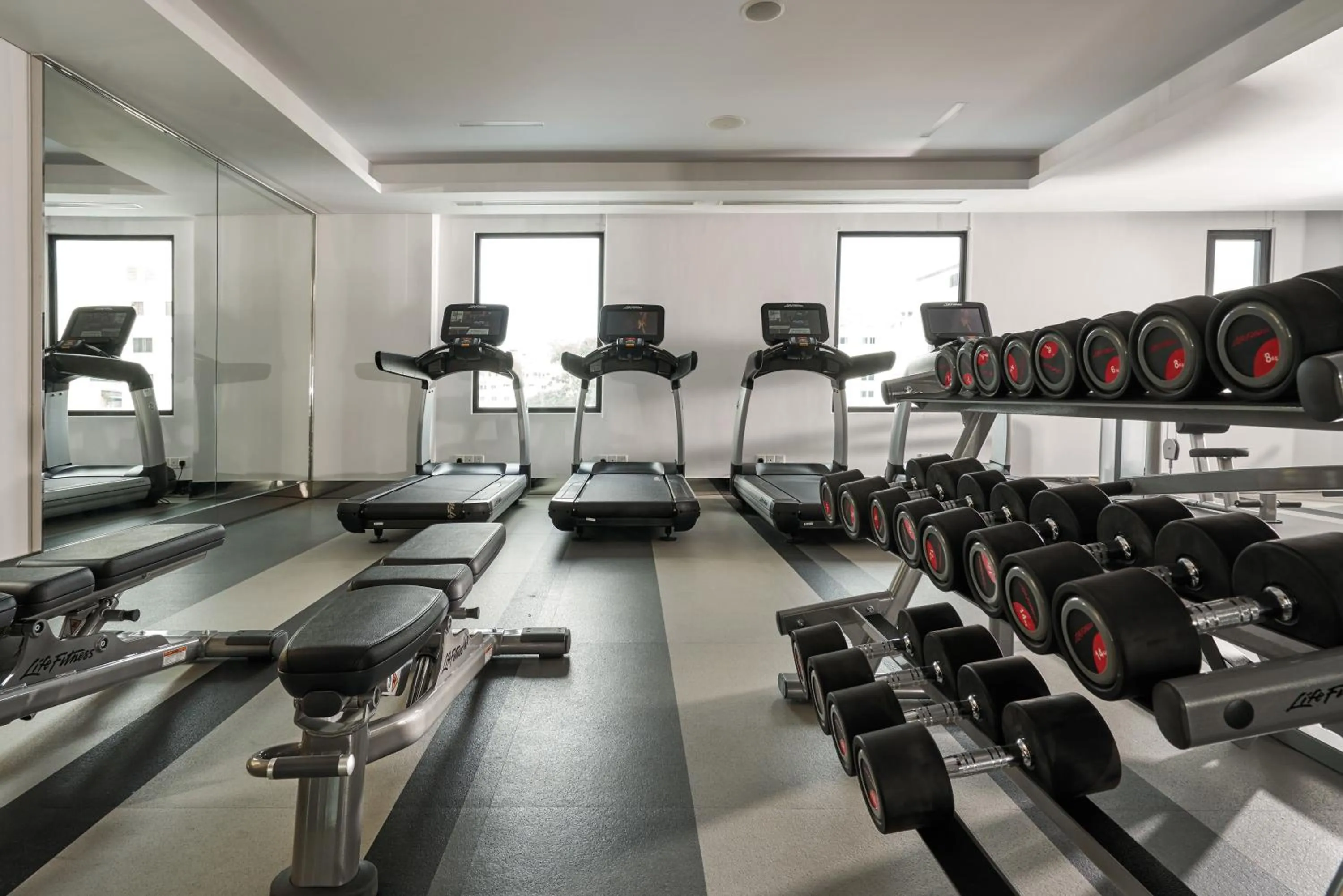 Fitness centre/facilities in Mai House Saigon Hotel
