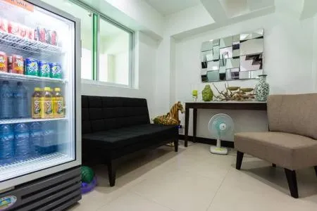 Seating area in San Agustin Residences