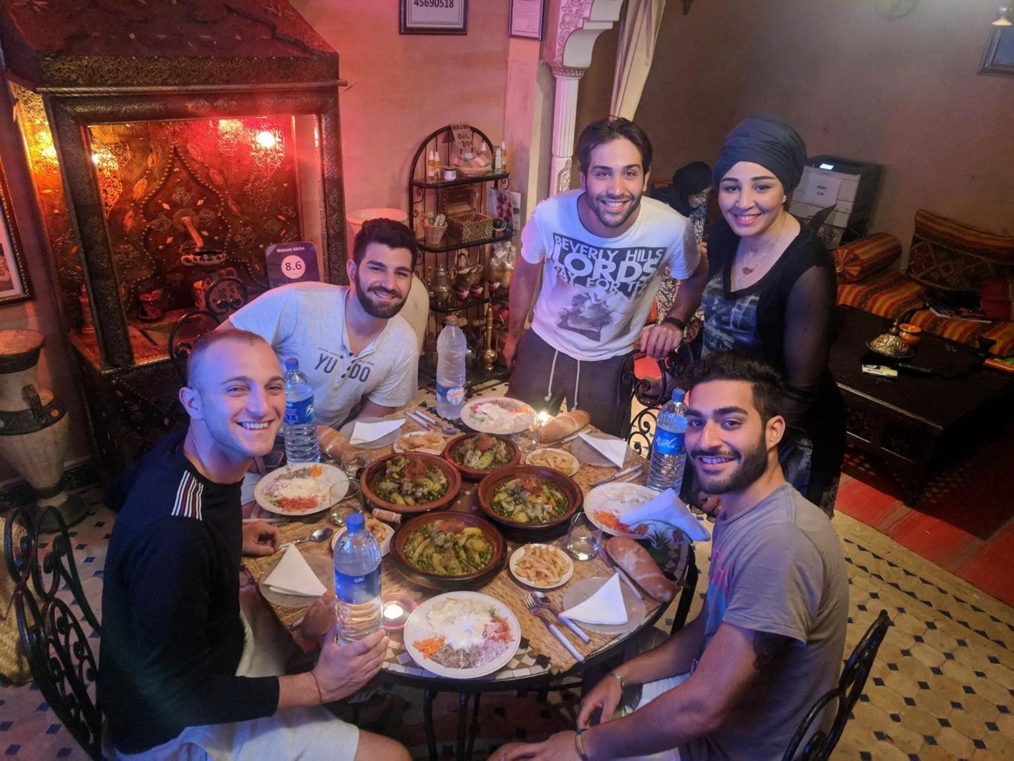 Restaurant/places to eat in Riad Maison Aicha