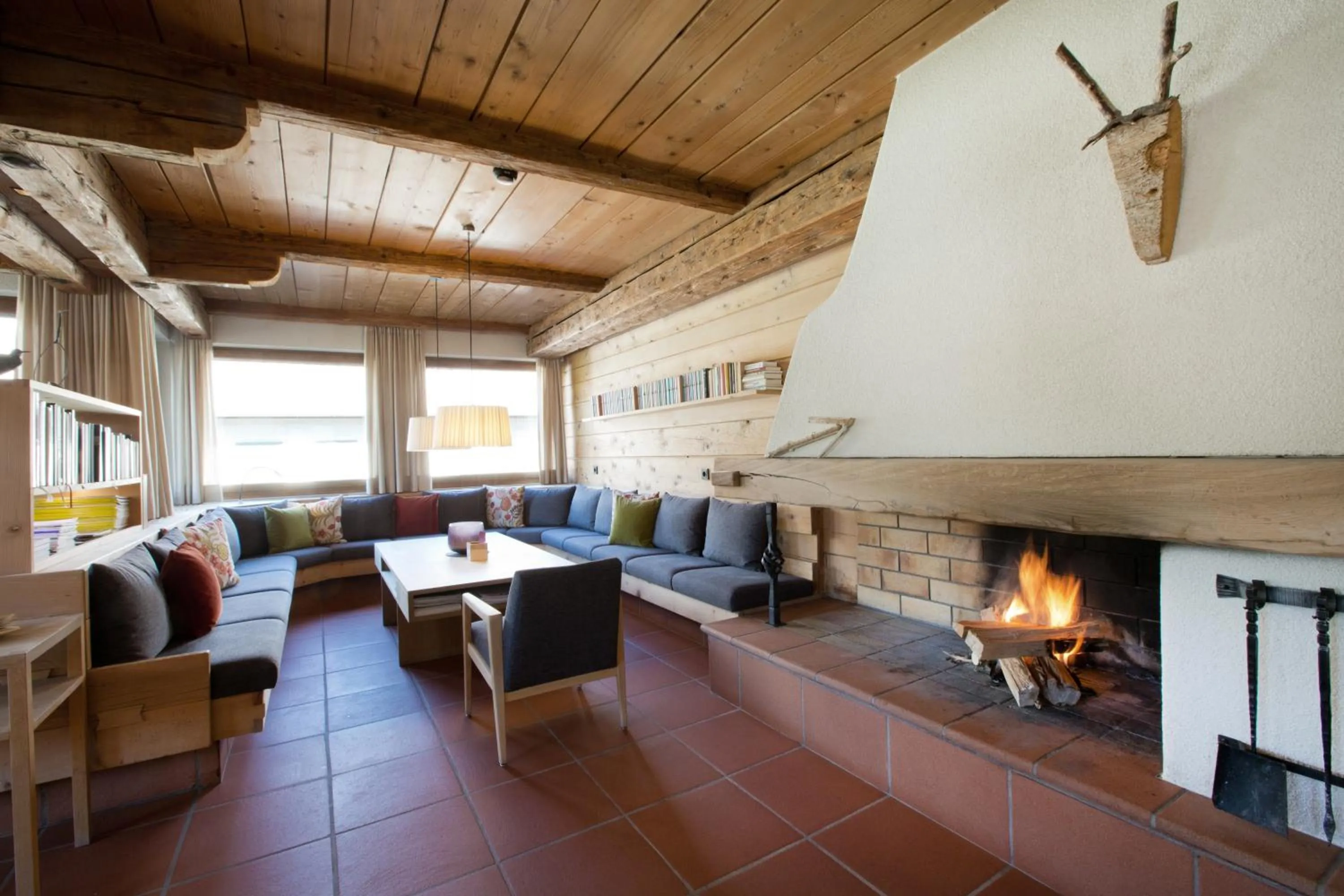 fireplace in Krone Hittisau - Hotel & Restaurant im Bregenzerwald