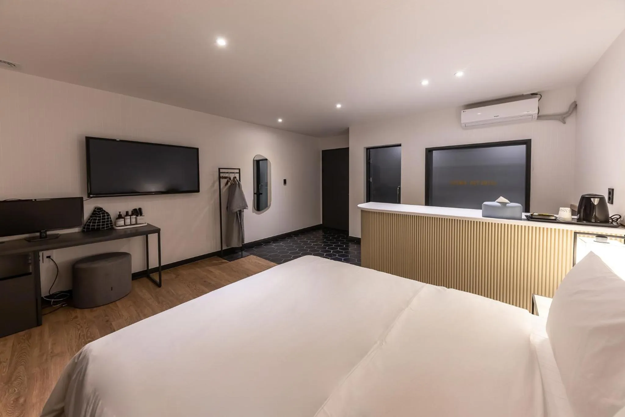 Bed in Brown Dot Hotel Seong Seo