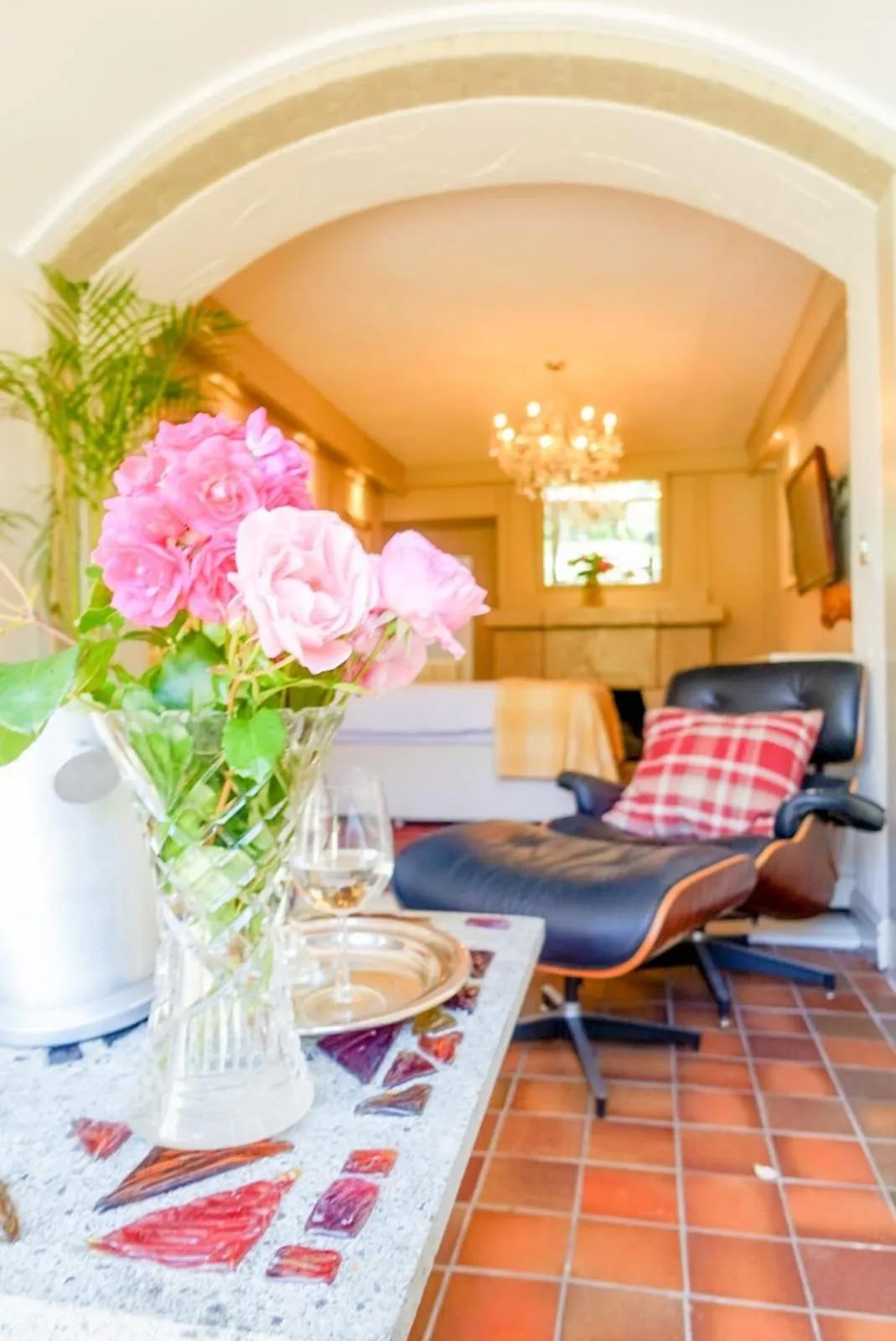 Living room in Cedar House Boutique B&B