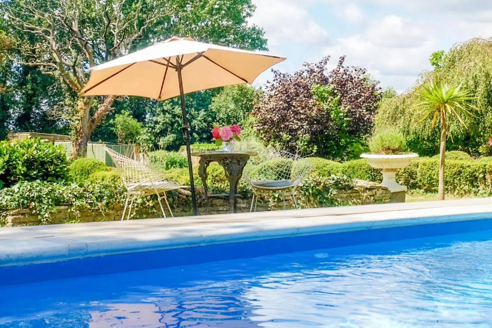 Swimming pool in Cedar House Boutique B&B