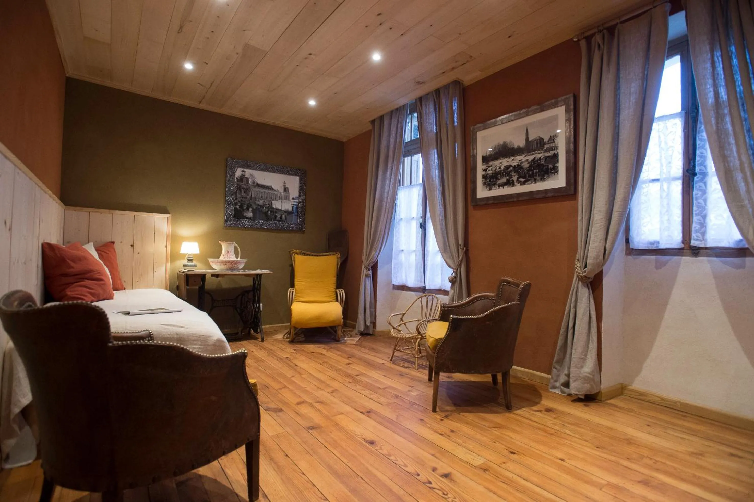 Living room in Le Rêve d'Aghon Chambres et Restaurant