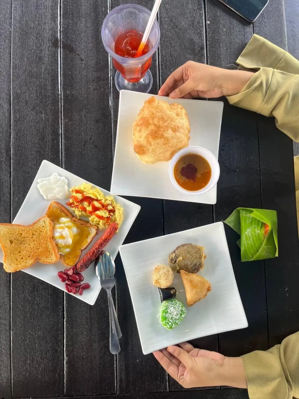 Food and drinks in Dangau Sala D'Kontena