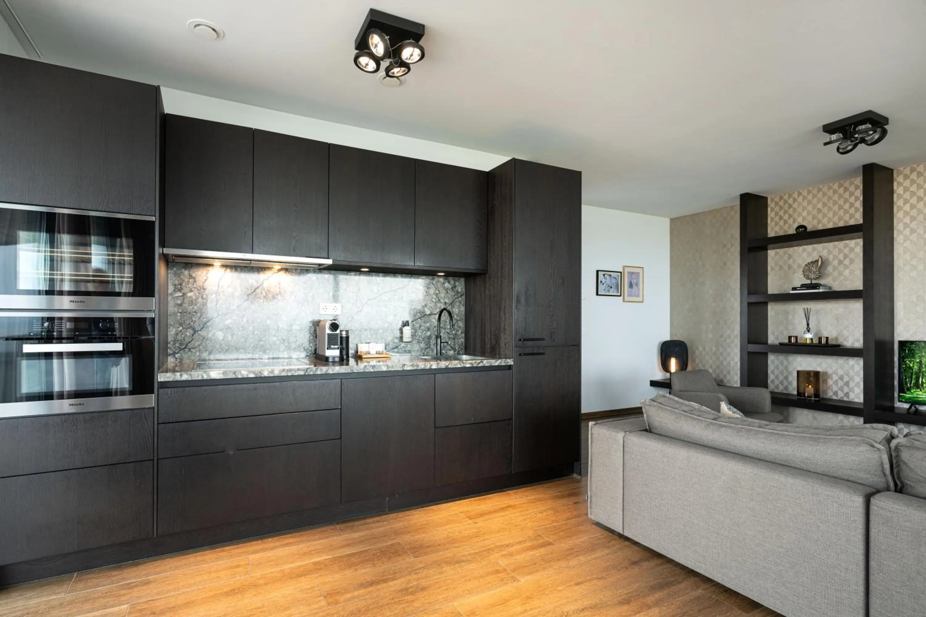 kitchen in Maris Apartments