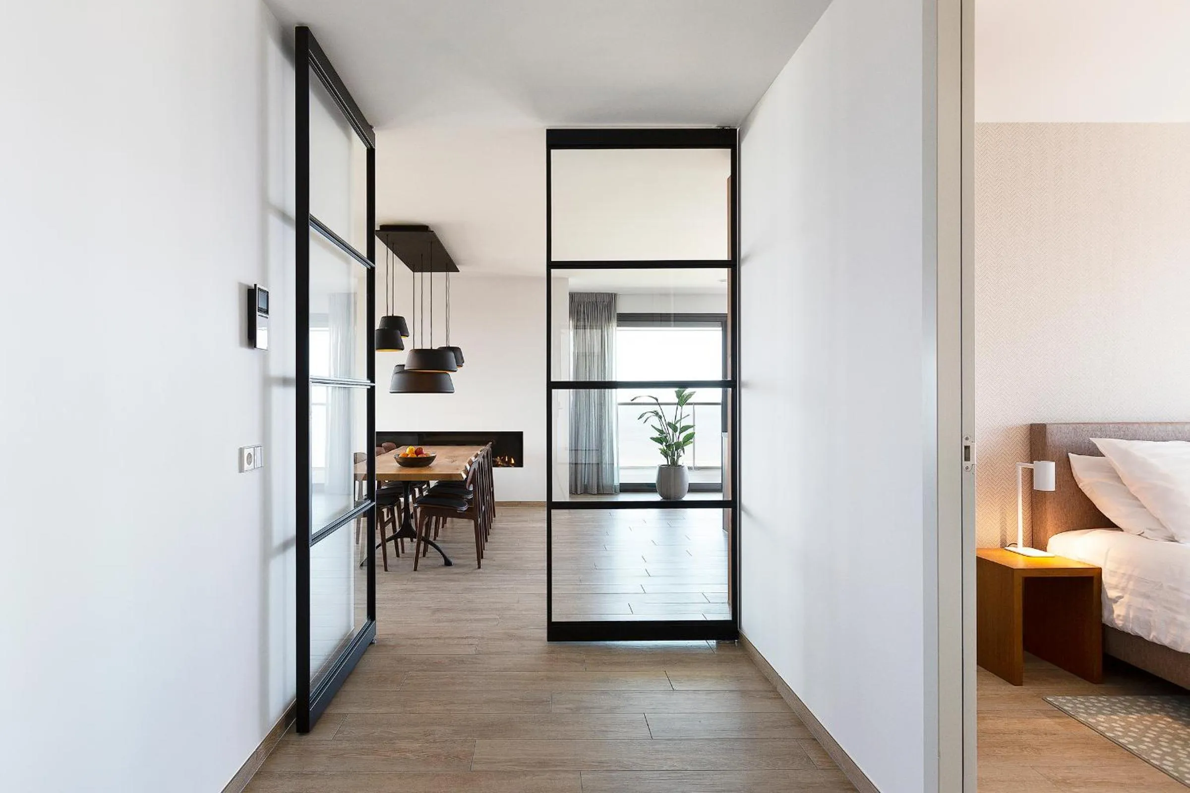 View (from property/room), Bed in Maris Apartments