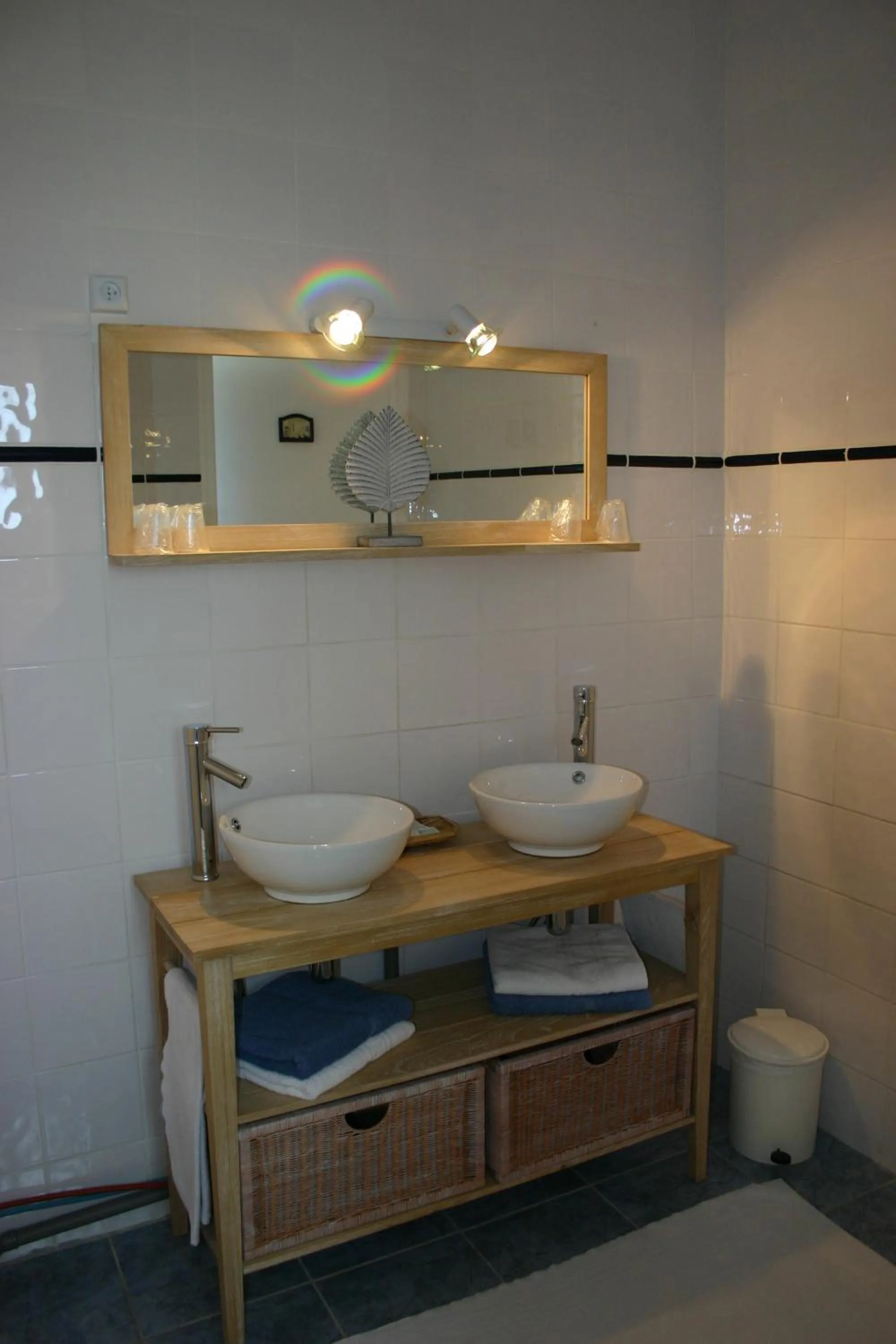Bathroom in Hôtel Land'Azur