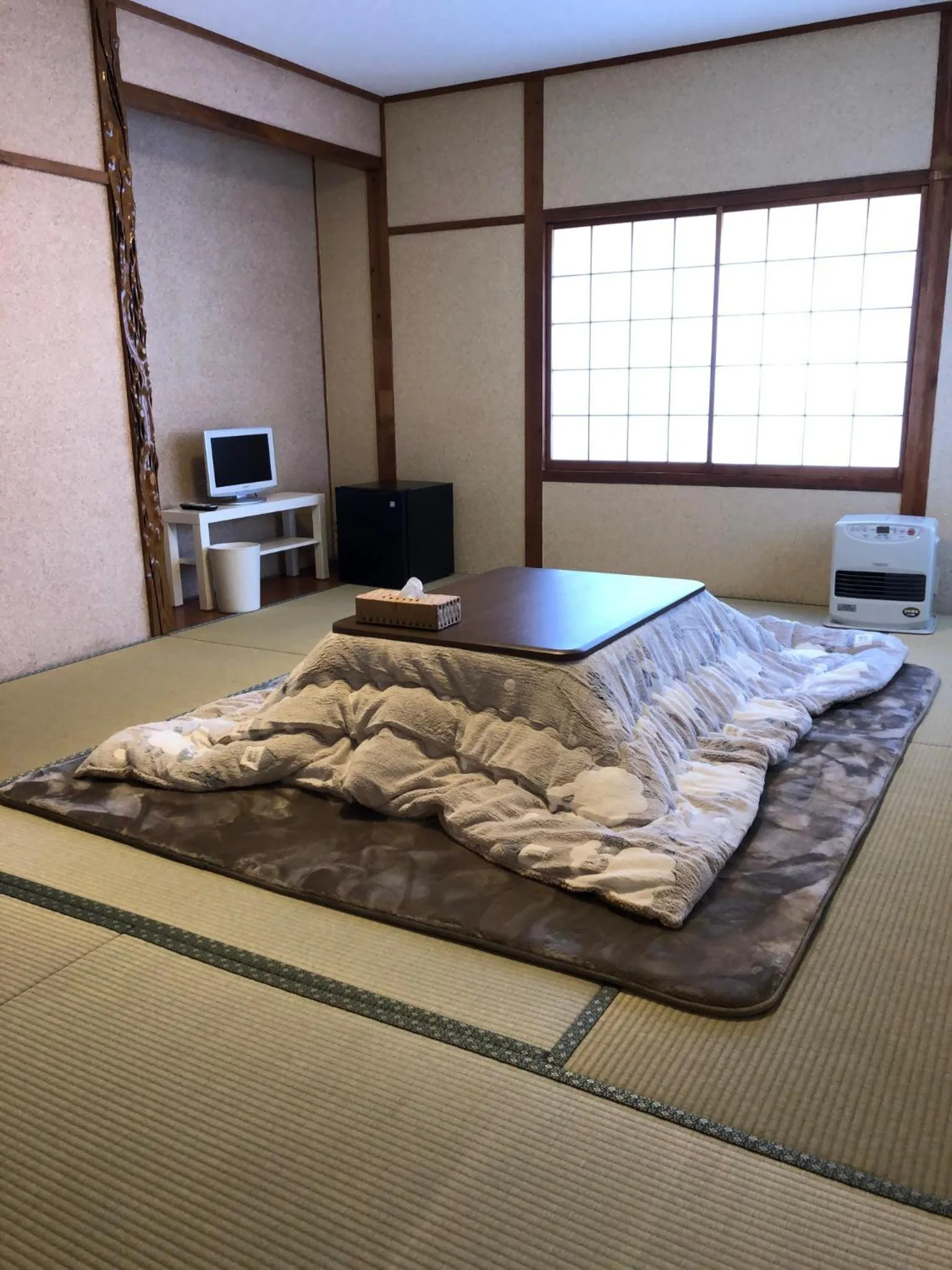 Bed in Oyado Zen