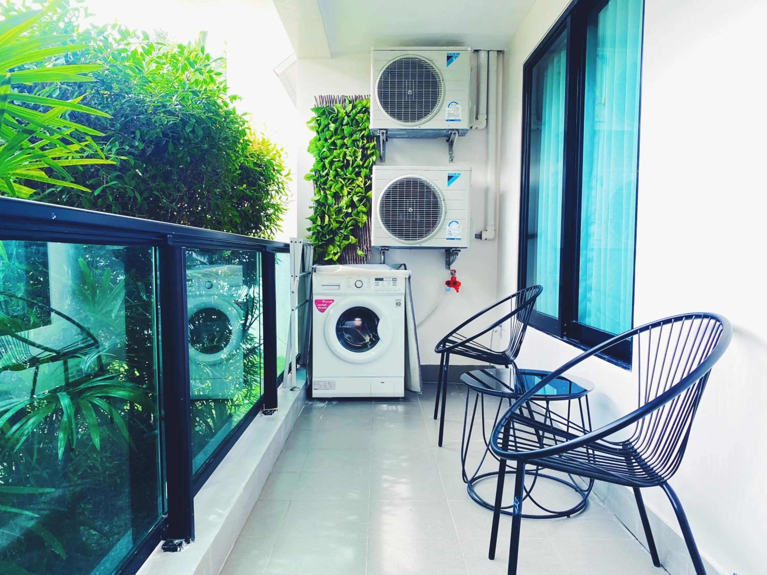 Balcony/Terrace in Wow 2 Br Apt Seaview, Pool, Gym, walk to beautiful Nai Yang Beach