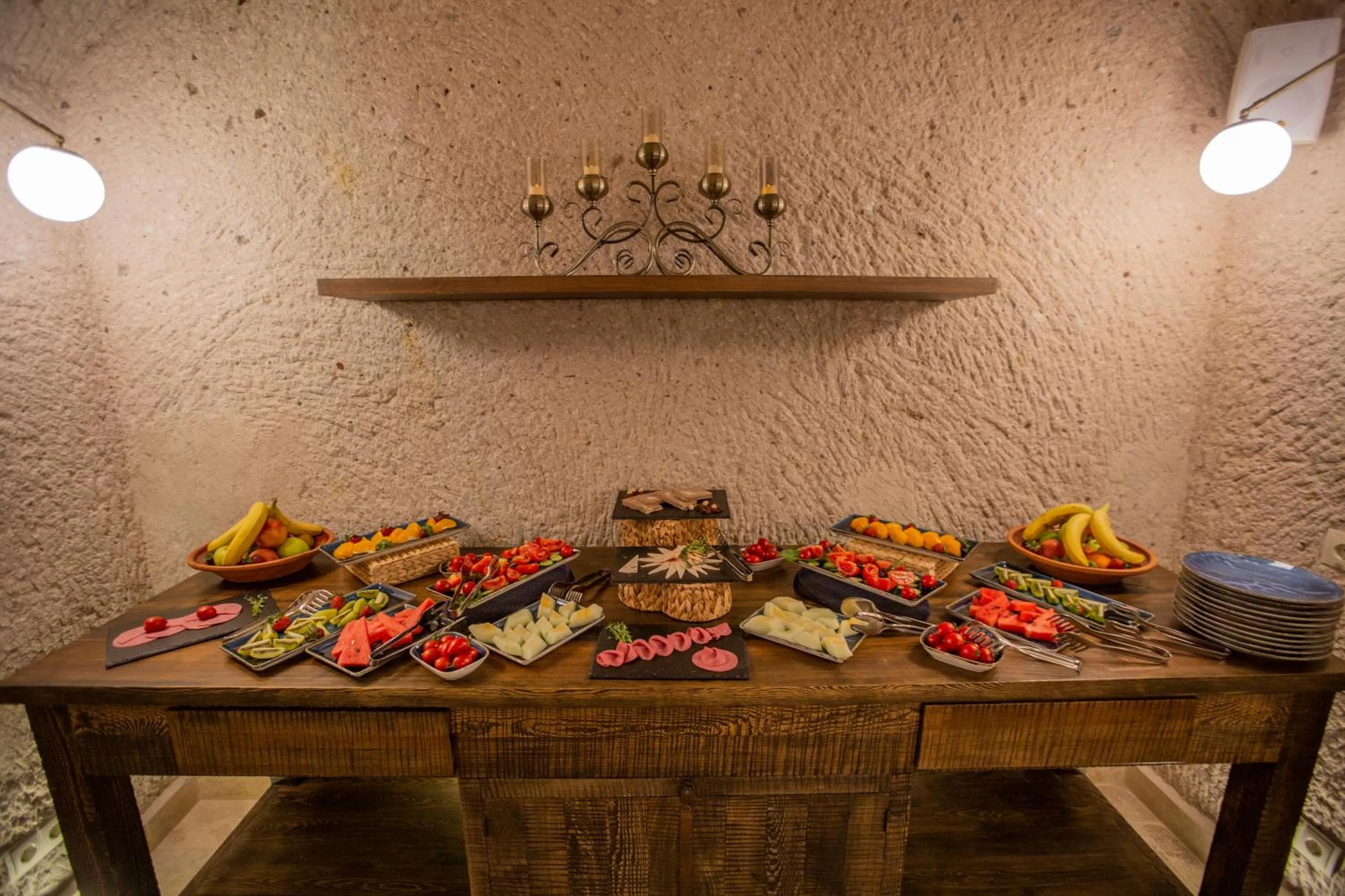 Breakfast in Nino Cave Suites