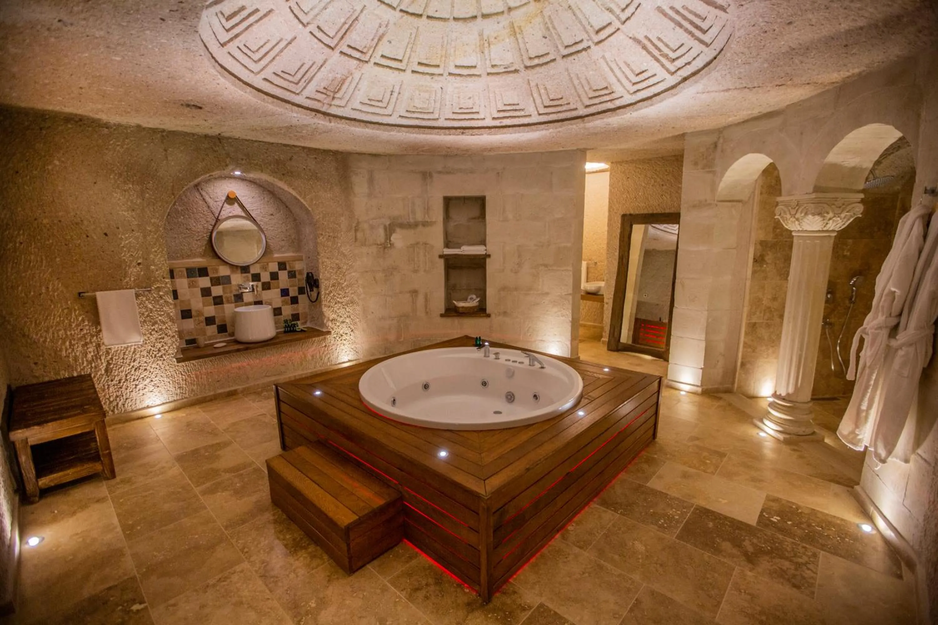 Toilet in Nino Cave Suites