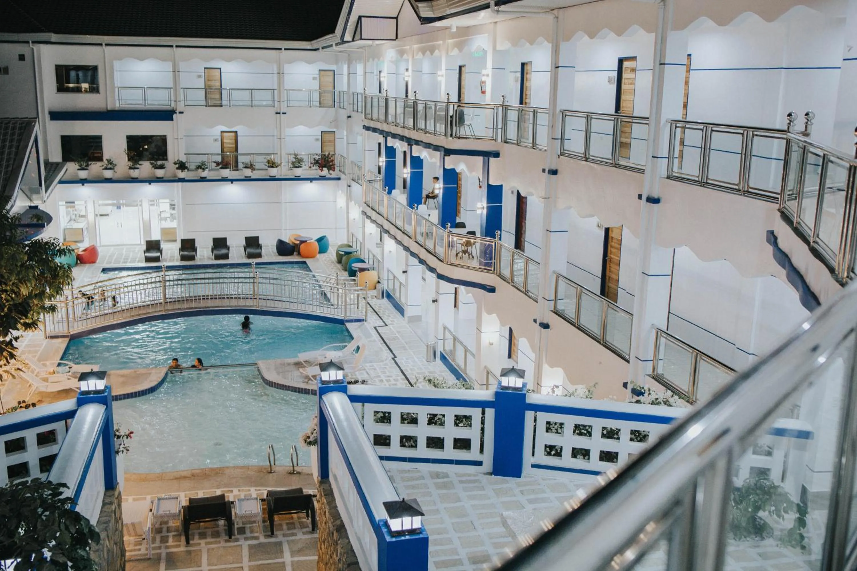 Pool view in Santiago Cove Hotel and Restaurant
