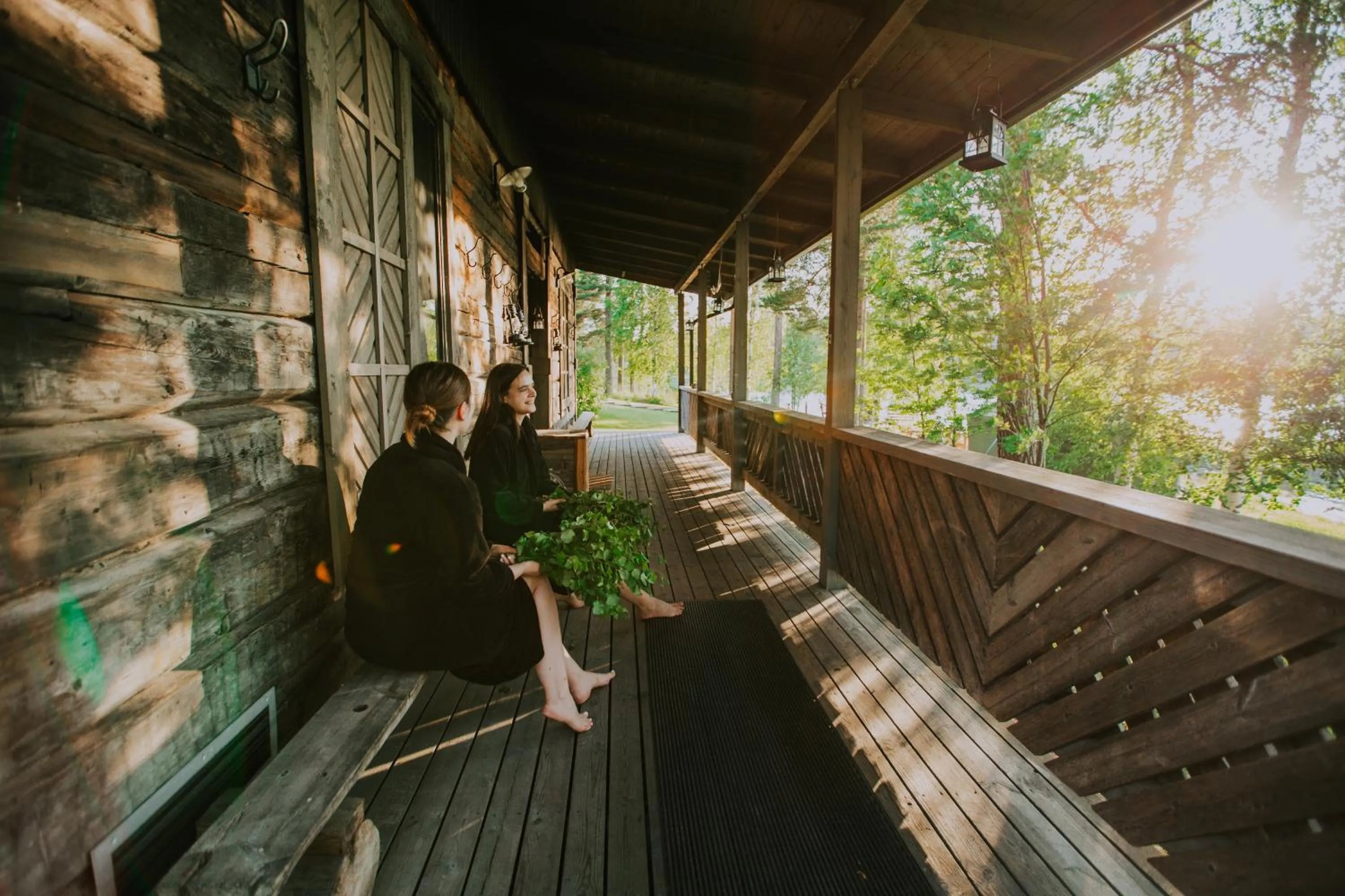 Property building in Revontuli Resort Glass Igloos