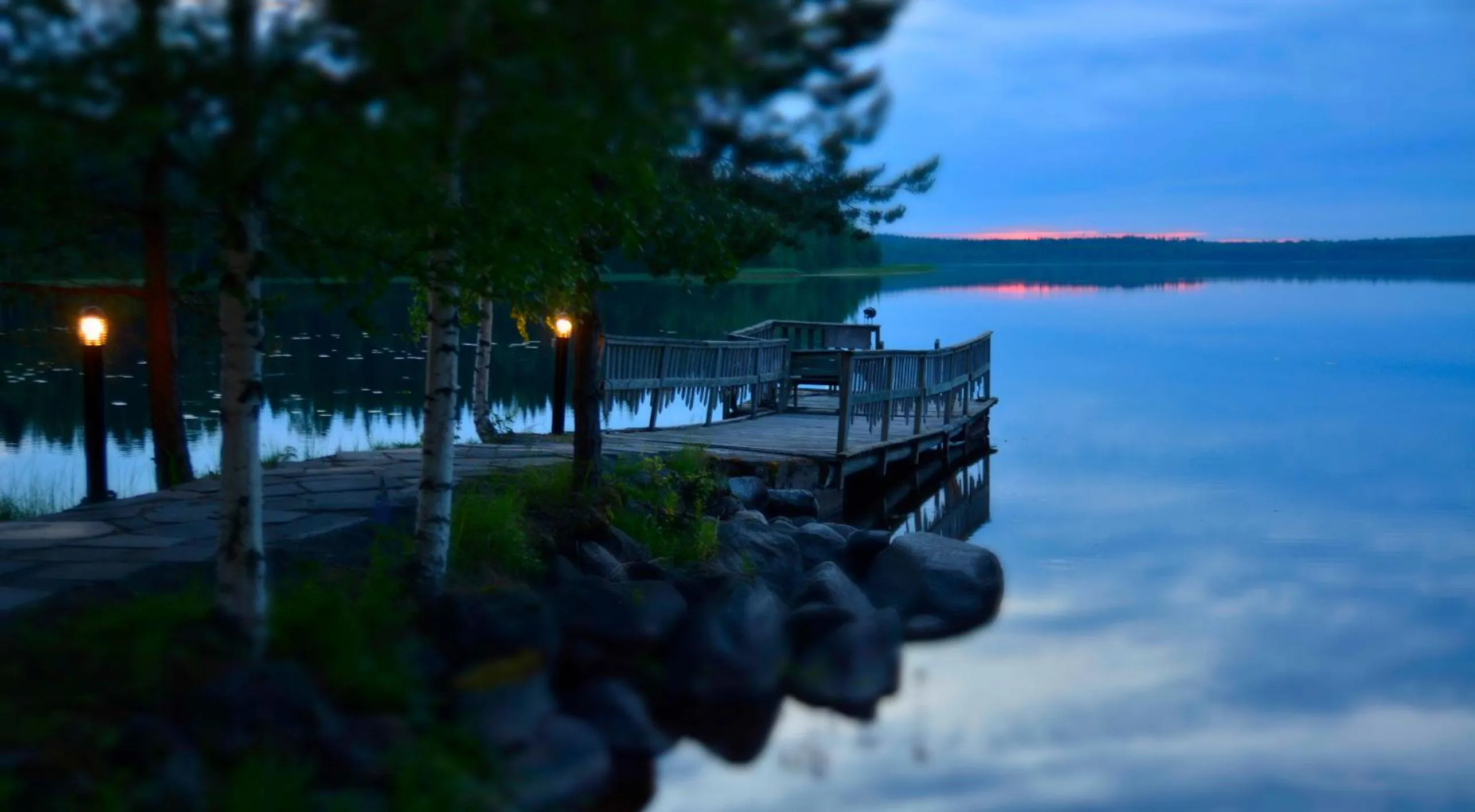 Property building in Revontuli Resort Glass Igloos