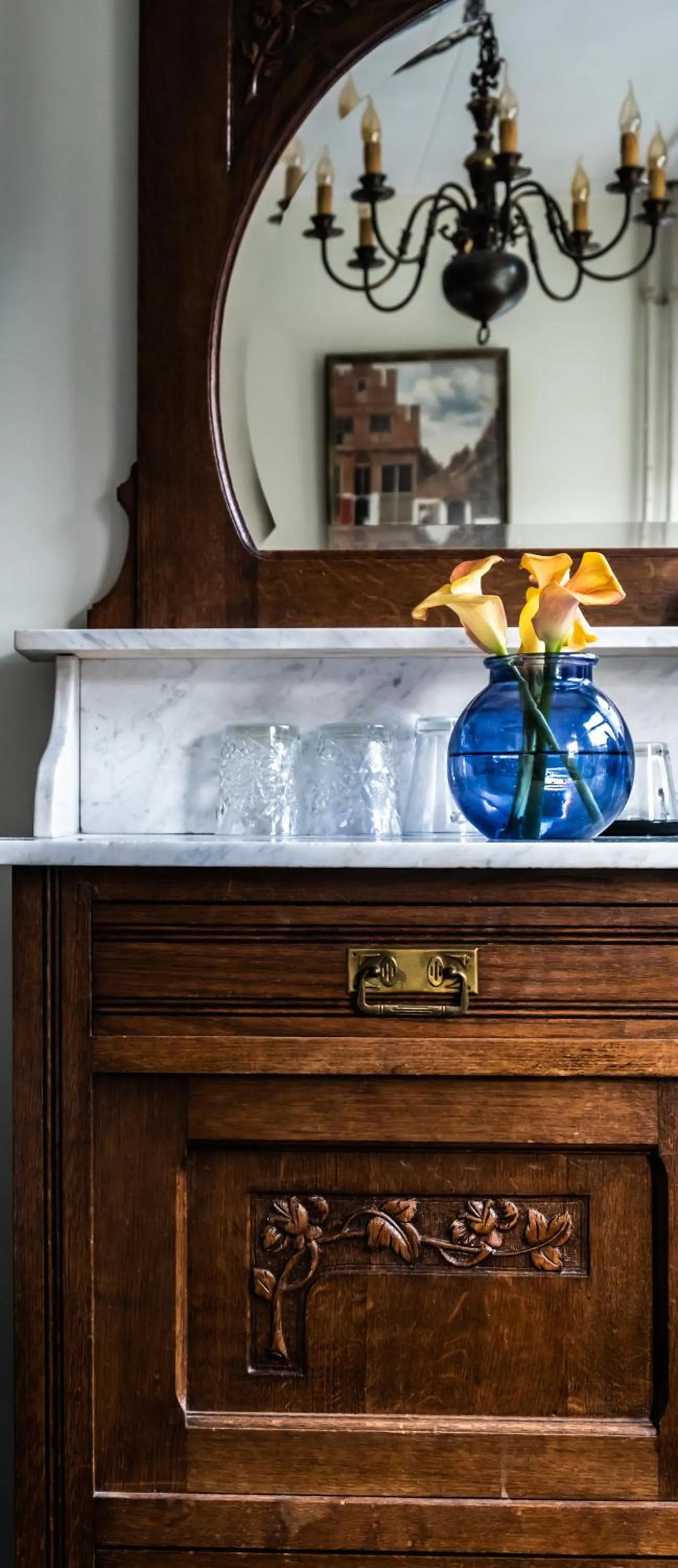 Decorative detail in Rosalia's Menagerie Cocktail bar & InnUpstairs