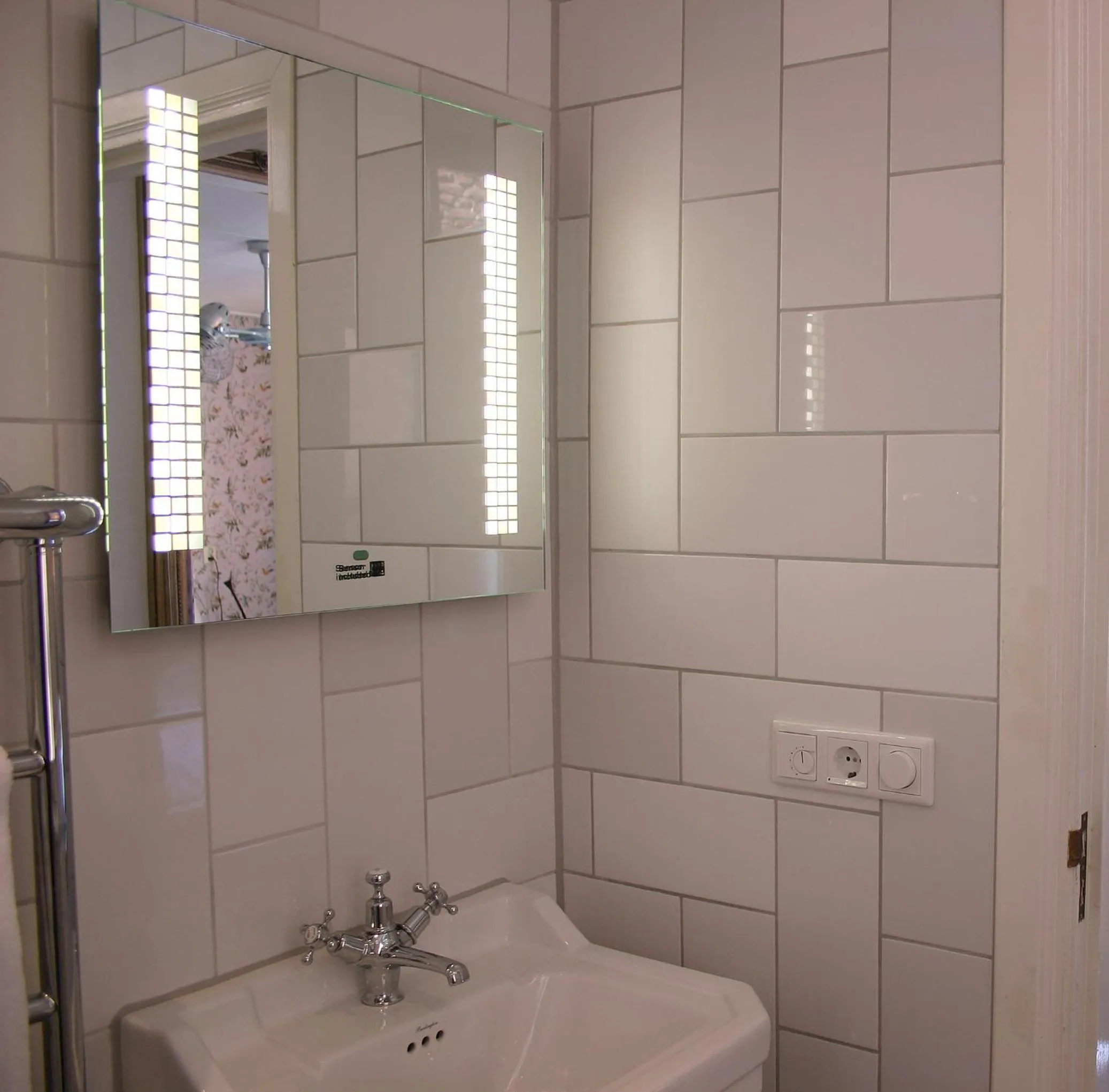 Bathroom in Rosalia's Menagerie Cocktail bar & InnUpstairs