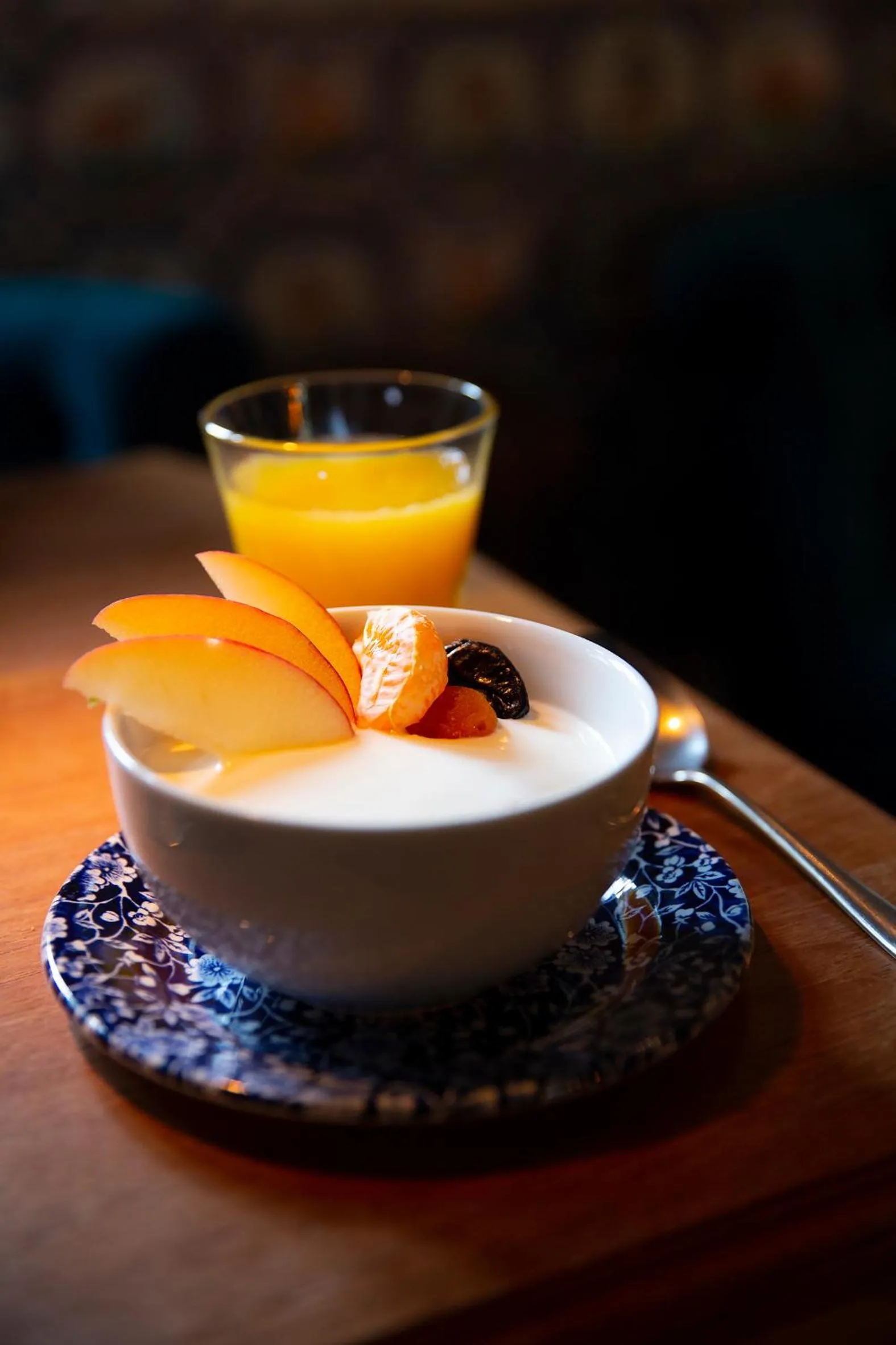 Continental breakfast in Rosalia's Menagerie Cocktail bar & InnUpstairs