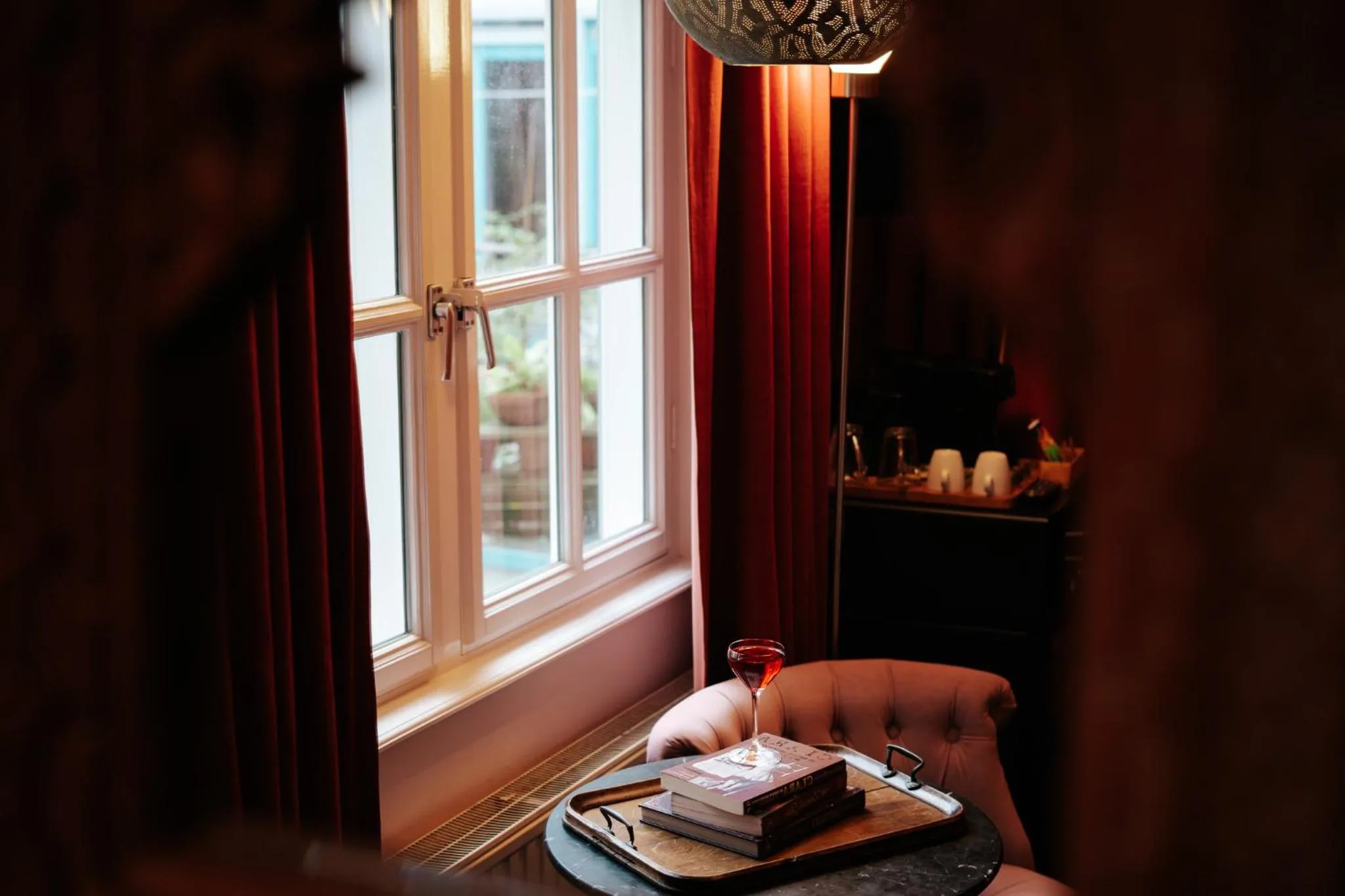 Decorative detail in Rosalia's Menagerie Cocktail bar & InnUpstairs