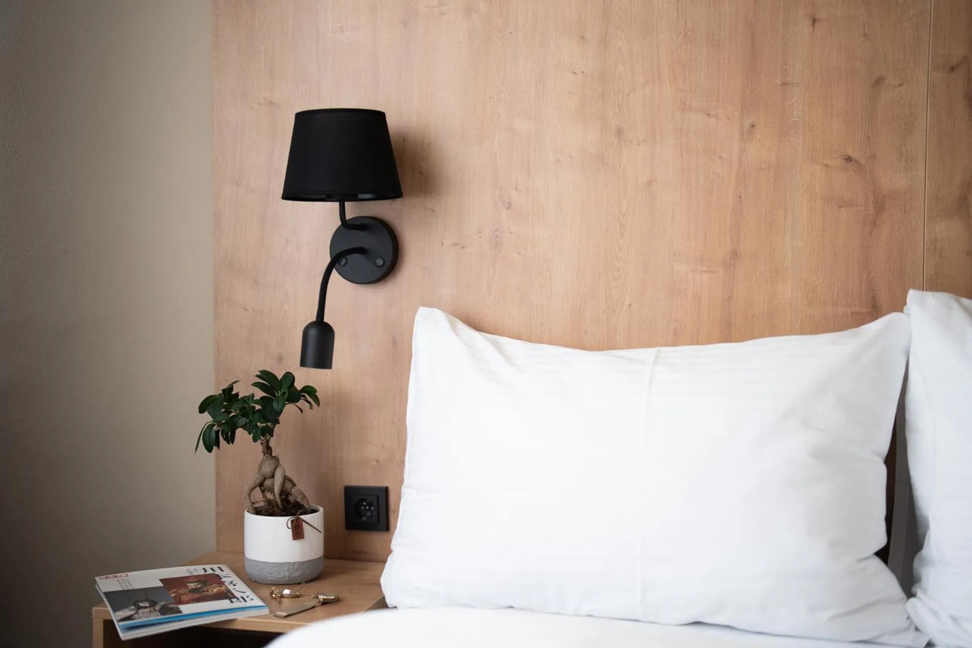 Bed in Hotel Liberec