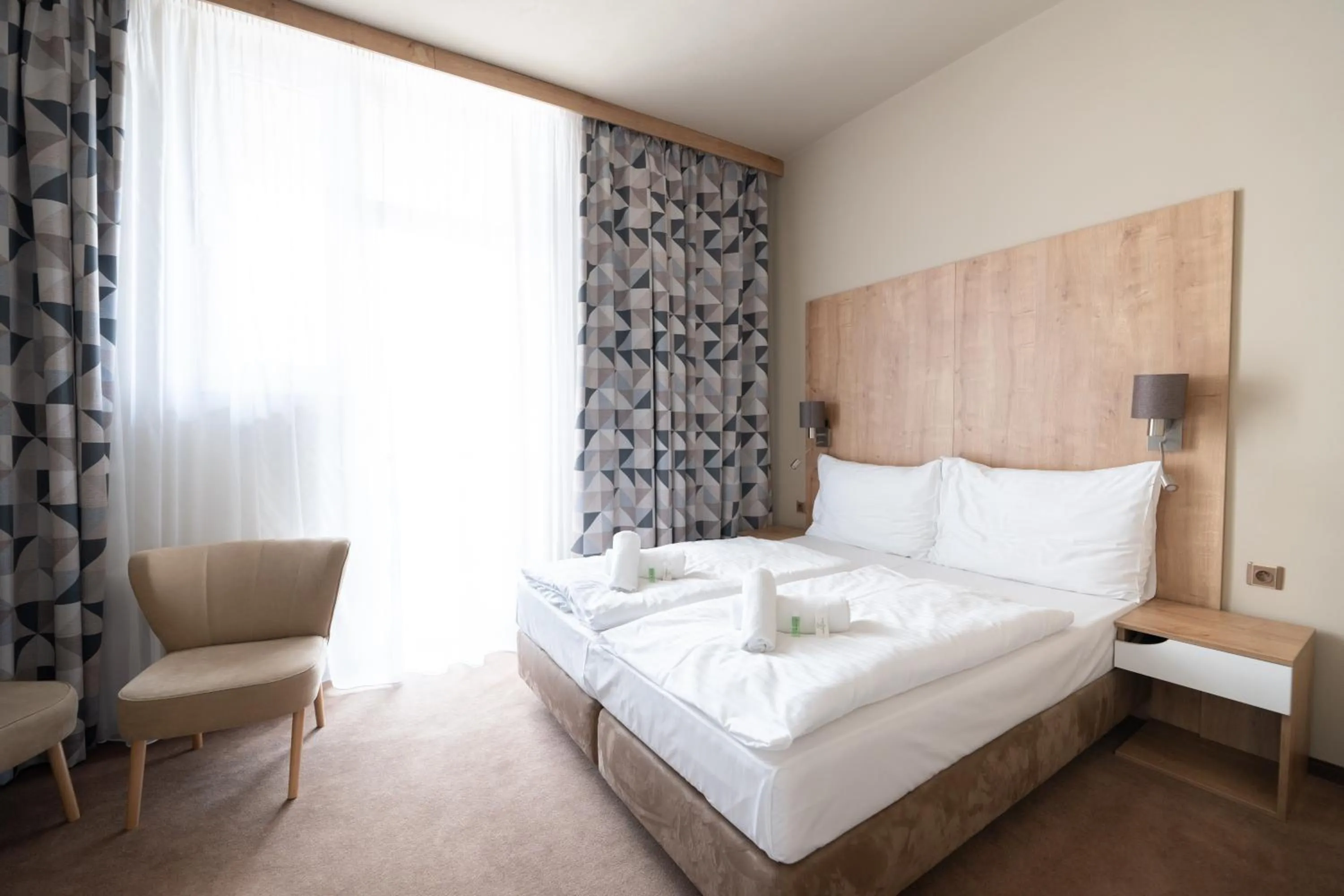 Bed in Hotel Liberec