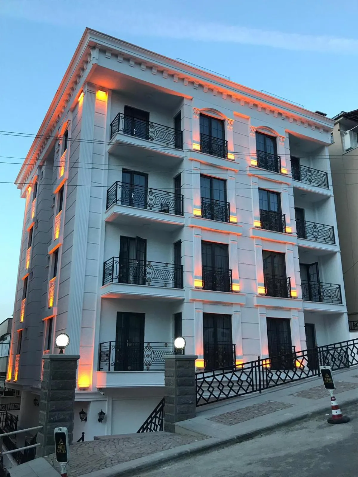 Property building in White Golden Suite Hotel