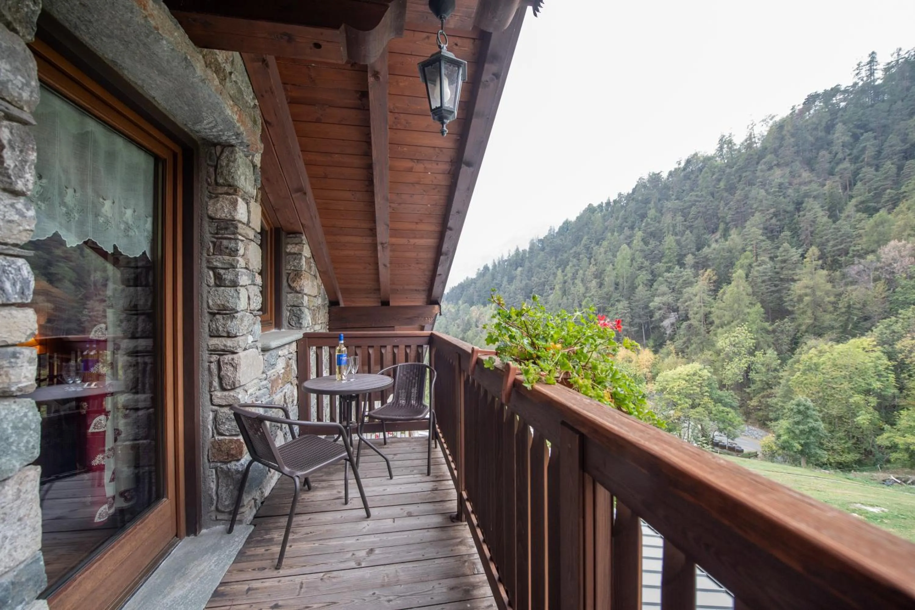 Balcony/Terrace in Agriturismo La Clochette