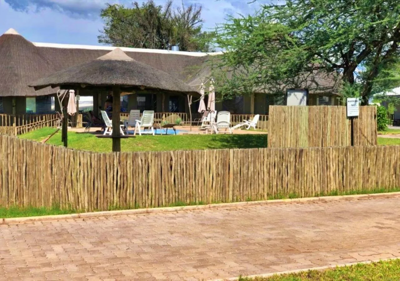 Swimming pool in Tlou Safari Lodge