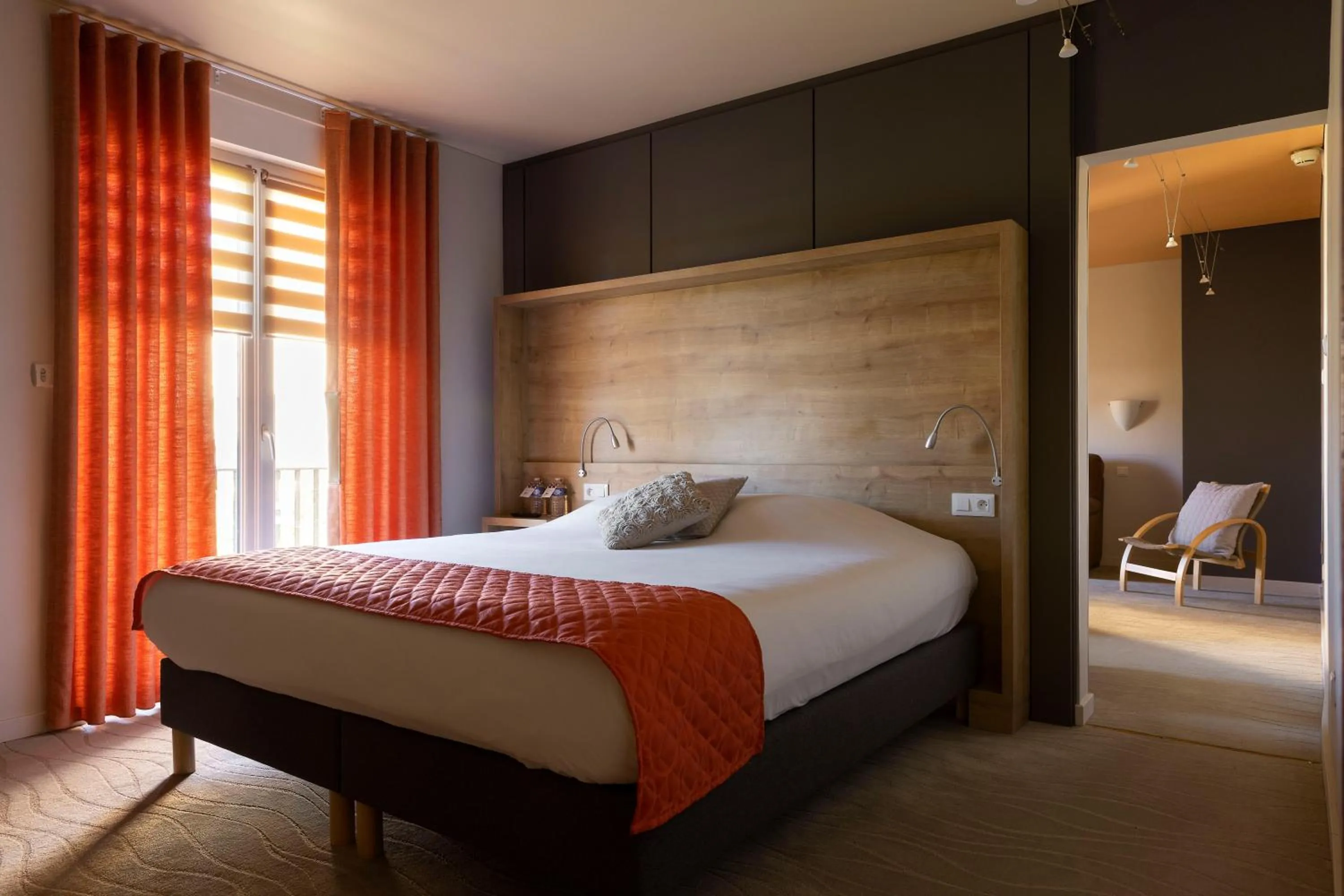 Bed in Hôtel du Bollenberg - Restaurant "Côté Plaine" - Spa de la Colline