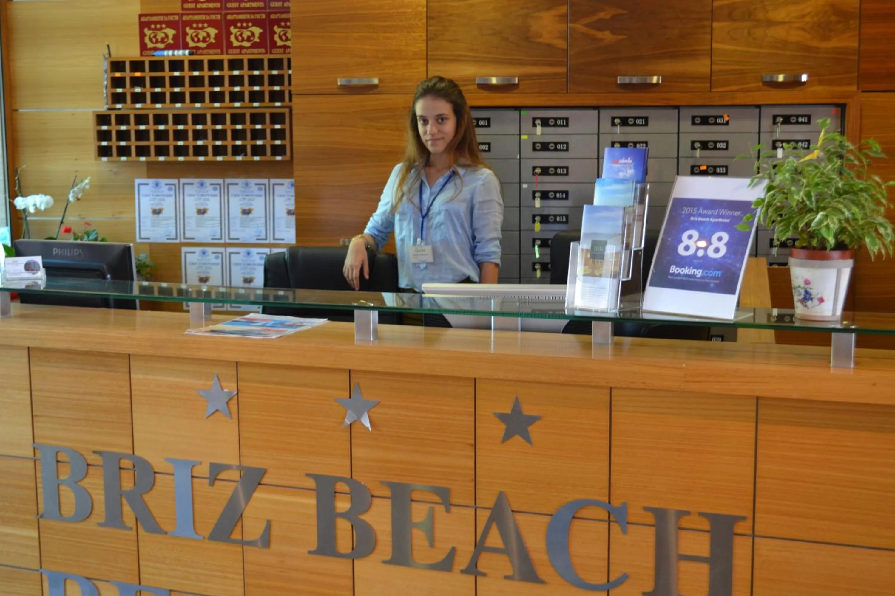 Lobby or reception in Briz Beach Apartments