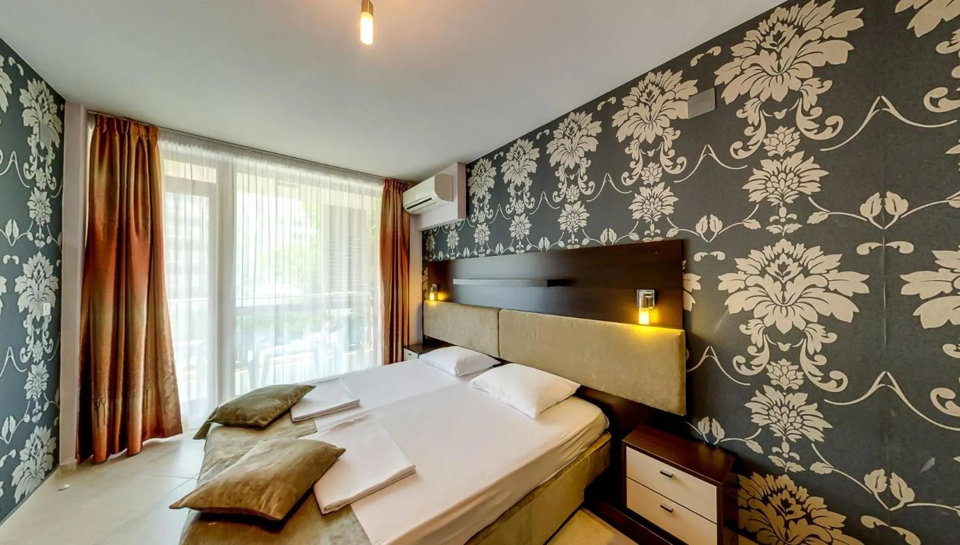 Bed in Briz Beach Apartments