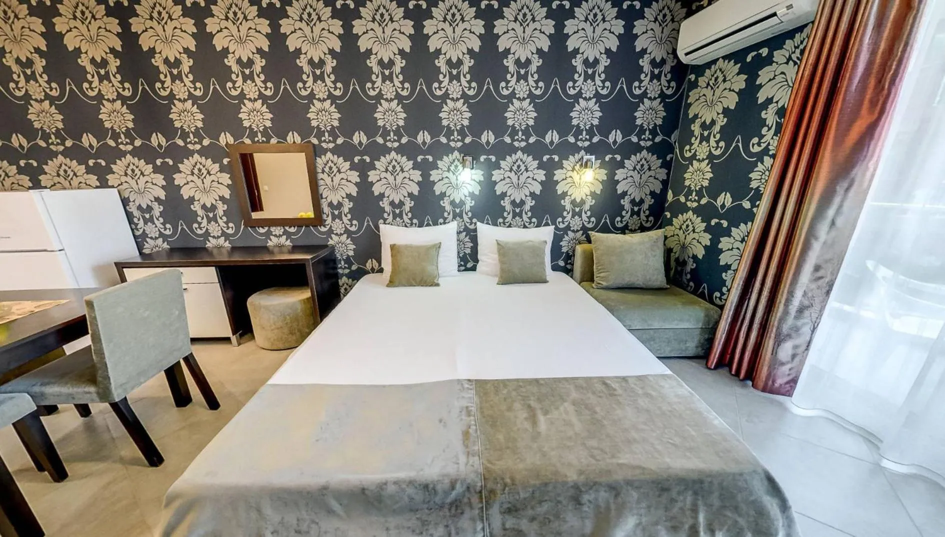 Bed in Briz Beach Apartments