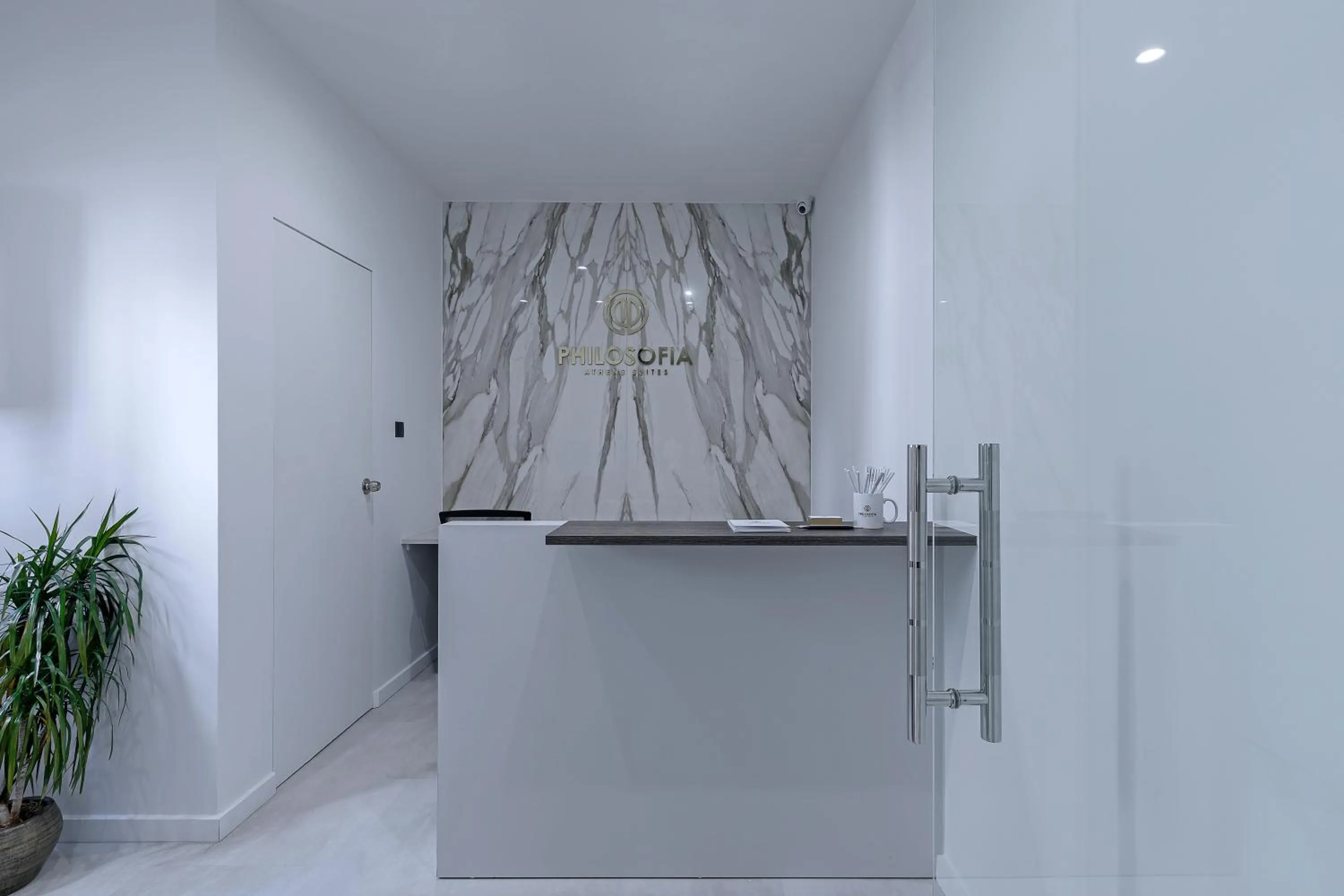 Lobby or reception in Philosofia Athens Suites