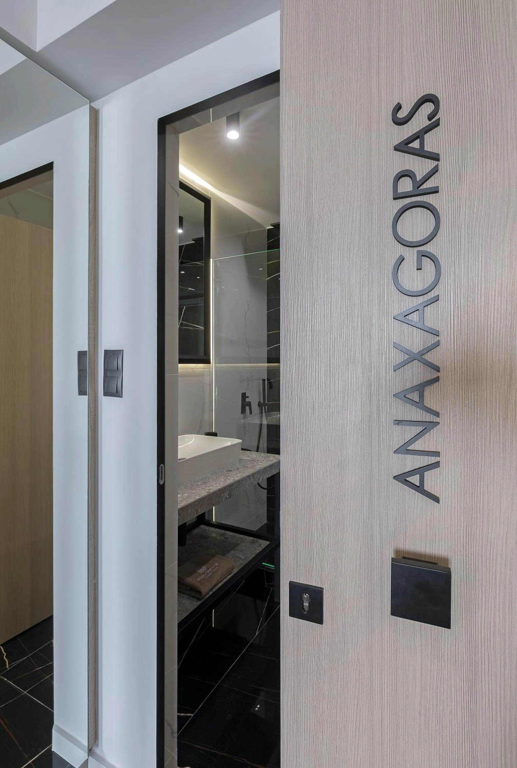 Decorative detail in Philosofia Athens Suites