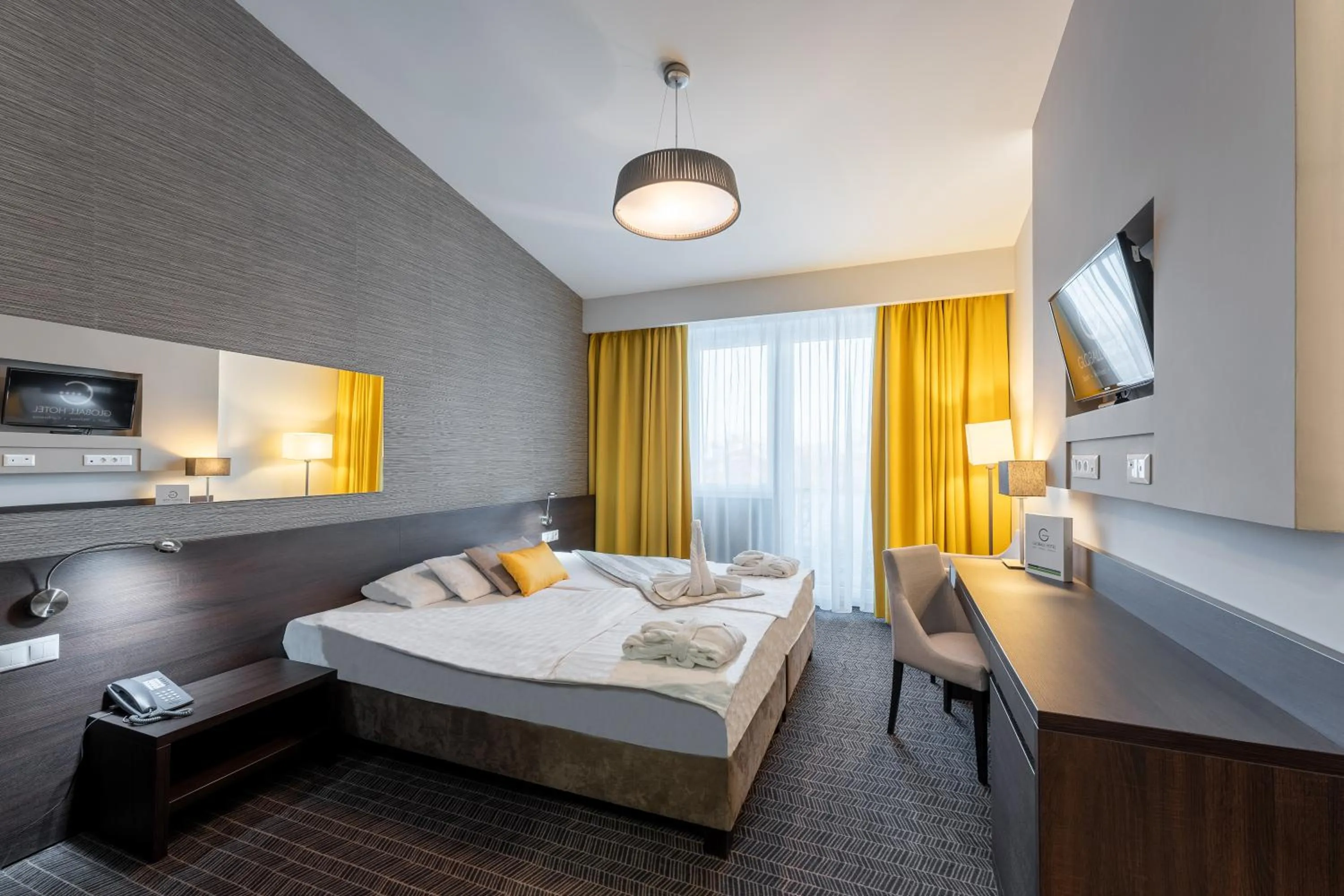 Photo of the whole room, Bed in Globall Hotel