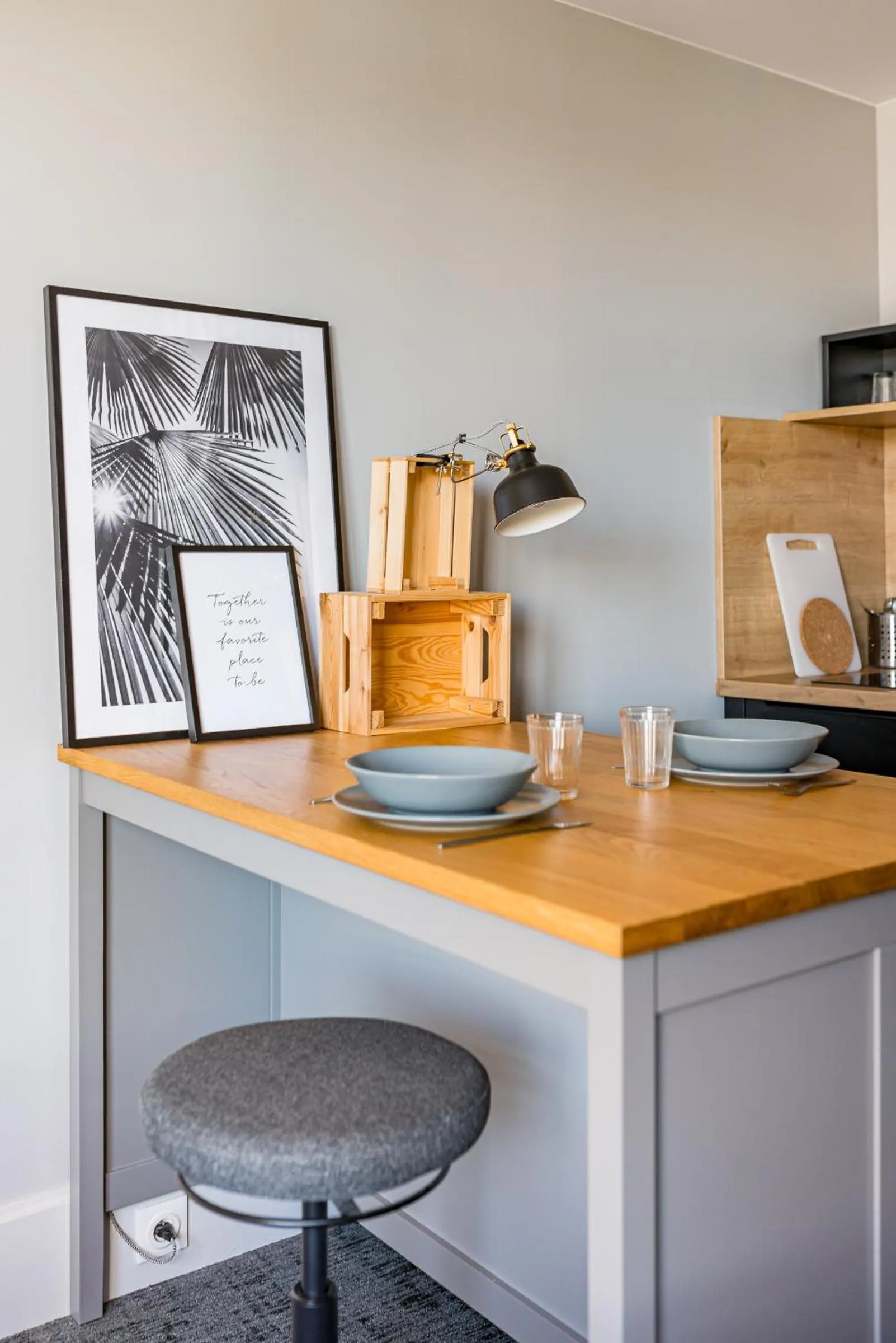 Kitchen or kitchenette in Le Parc 42 Saint-Etienne