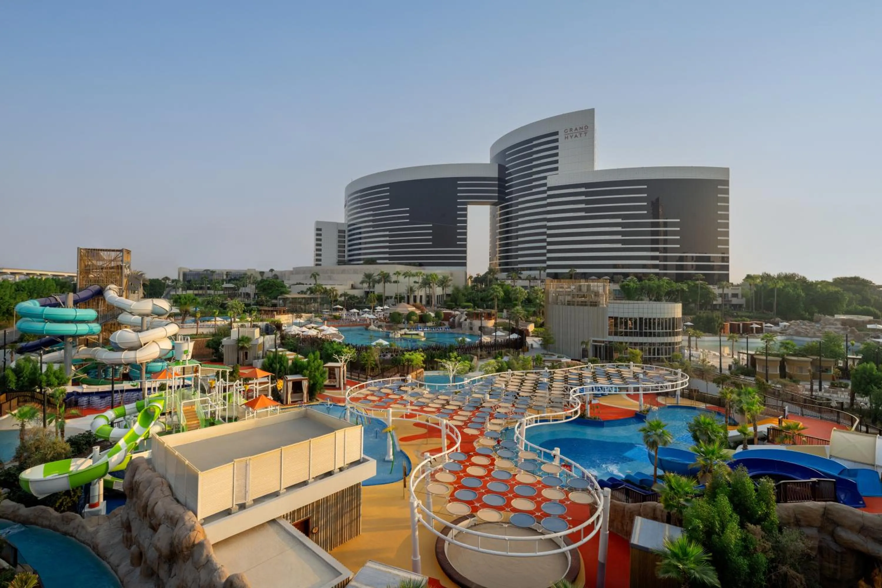 Aqua park in Grand Hyatt Dubai