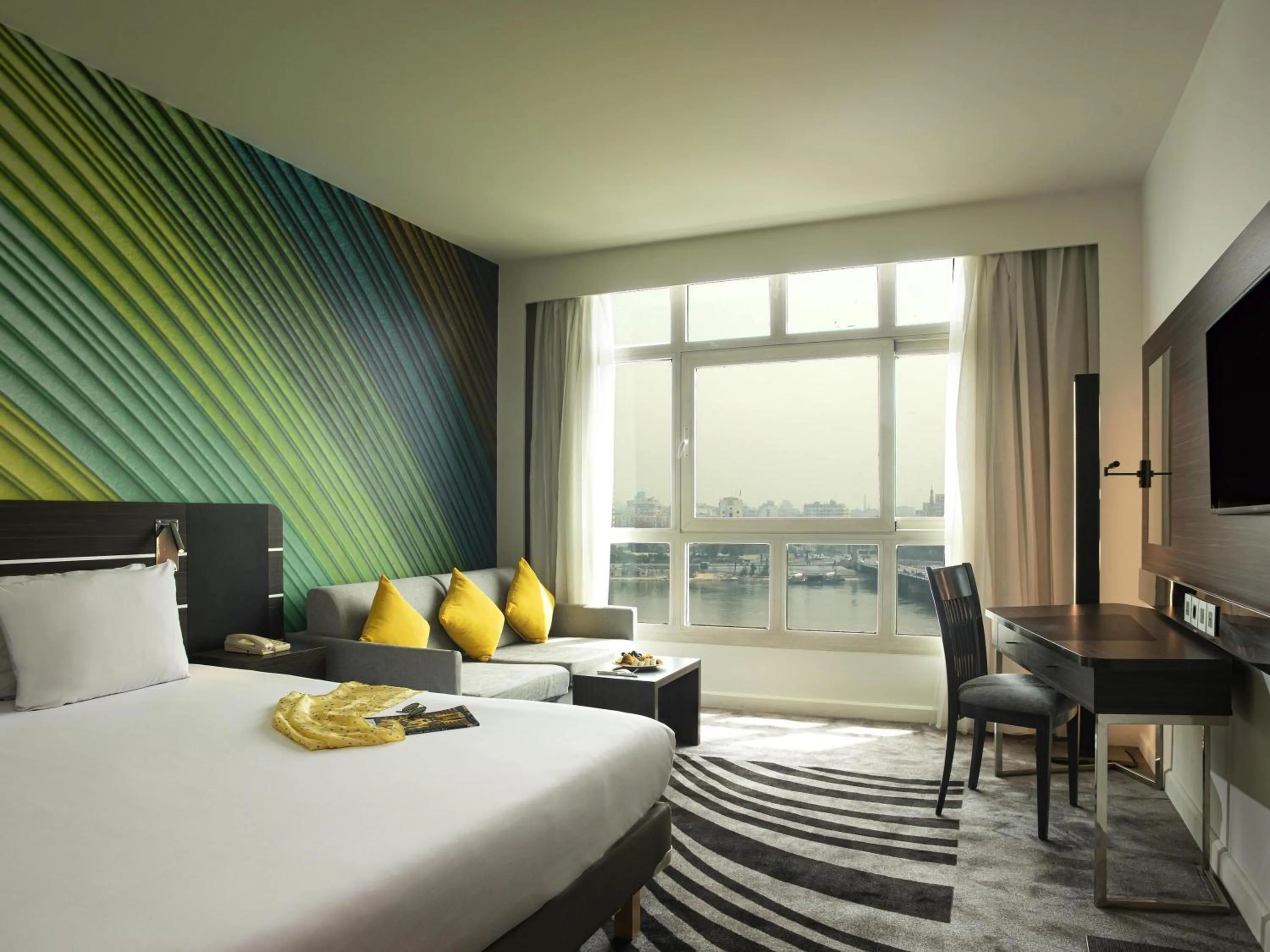 Bedroom, Bed in Novotel Cairo El Borg