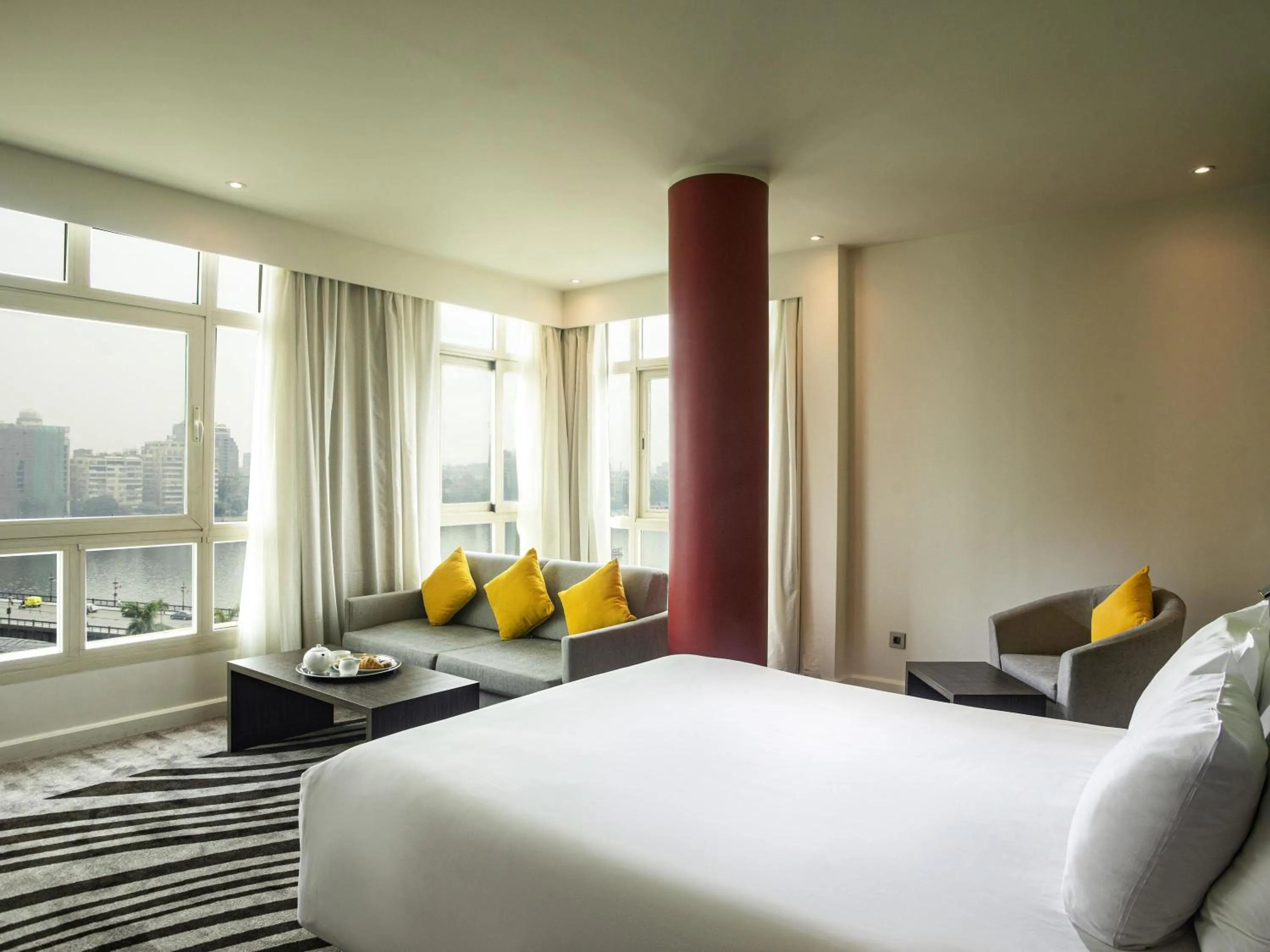 Bedroom, Bed in Novotel Cairo El Borg